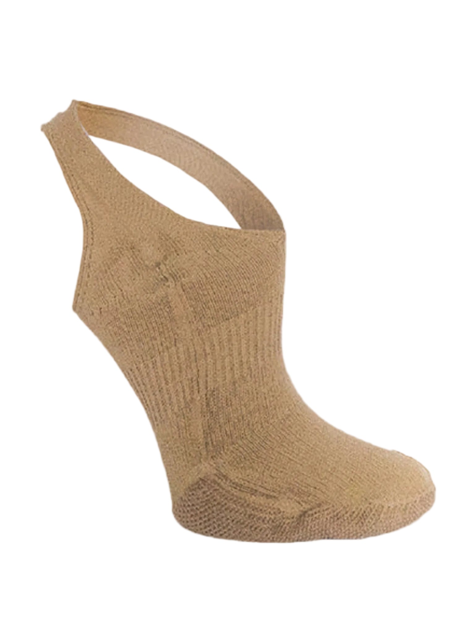The Alpha Shock Sock Nude 2 side view