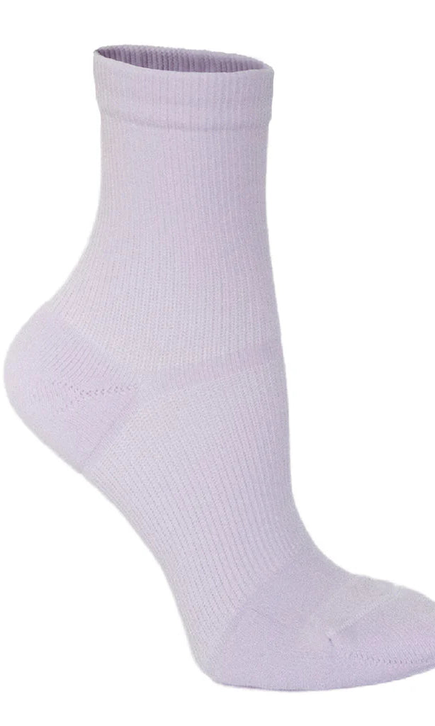 The Performance Shock Sock Lilac lifestyle view