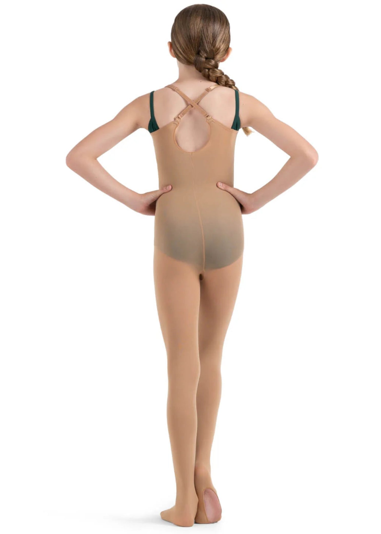 Transition Body Tight Child Size Caramel back view