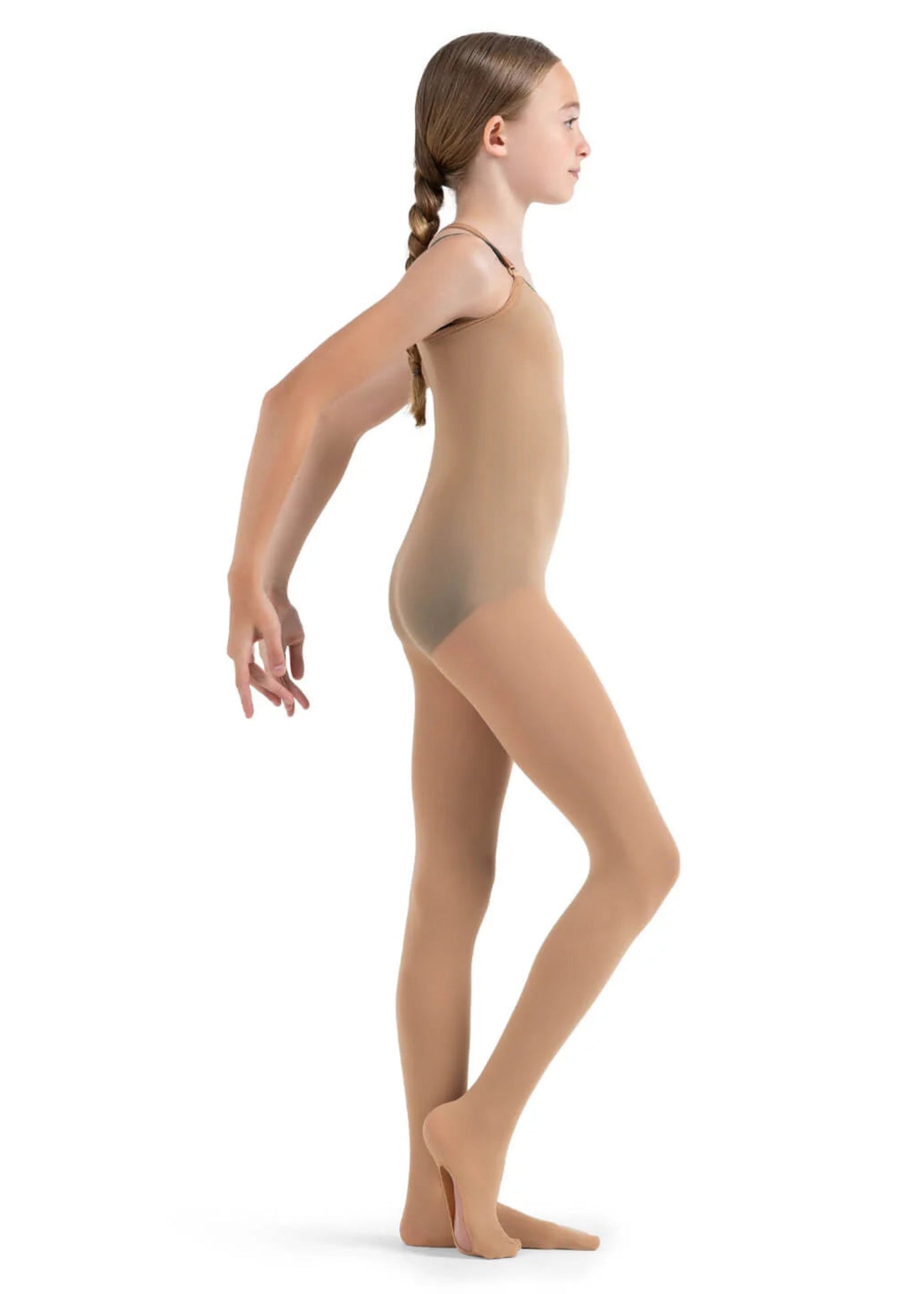 Transition Body Tight Child Size Caramel side view