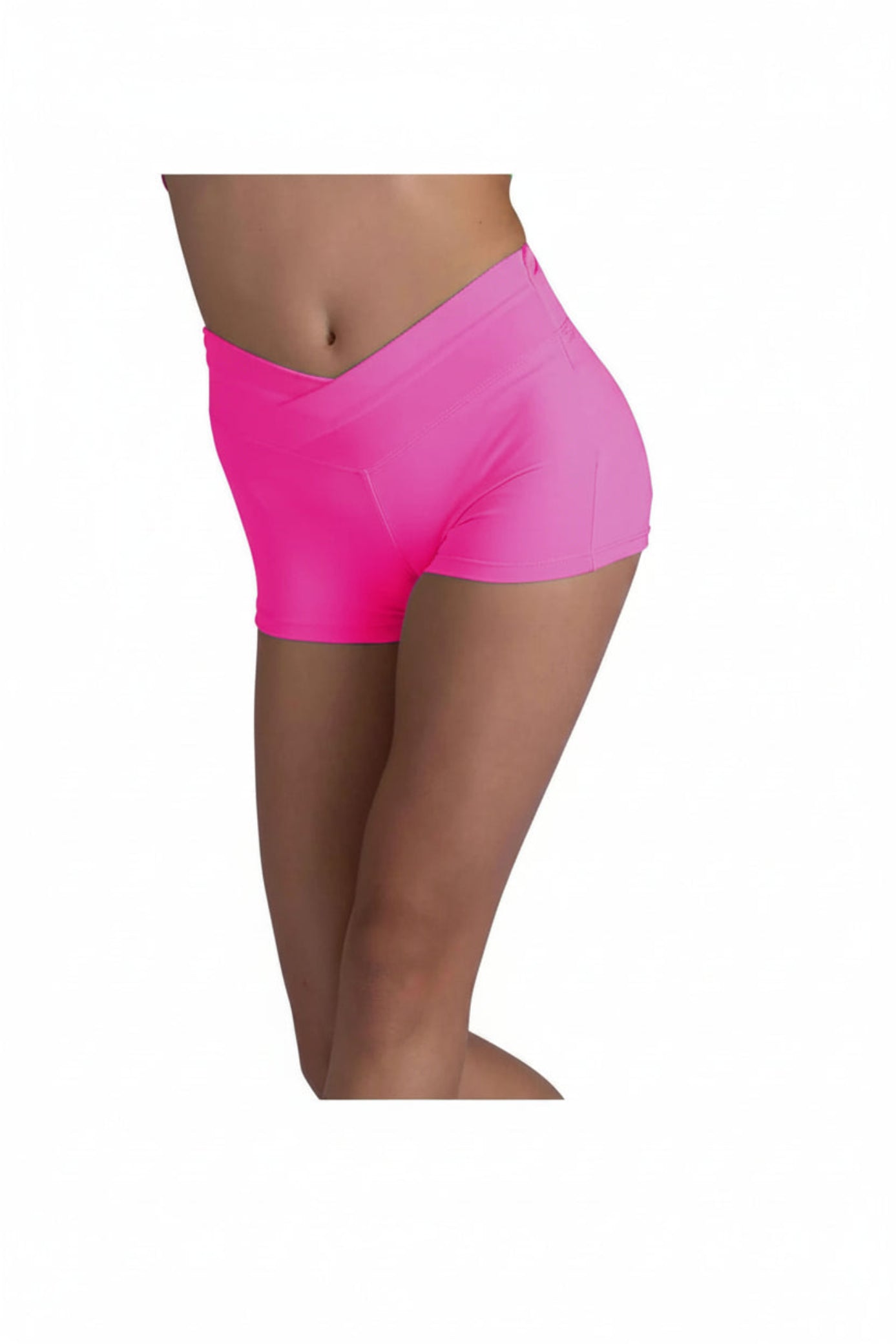 Vanna Short Neon Pink front view