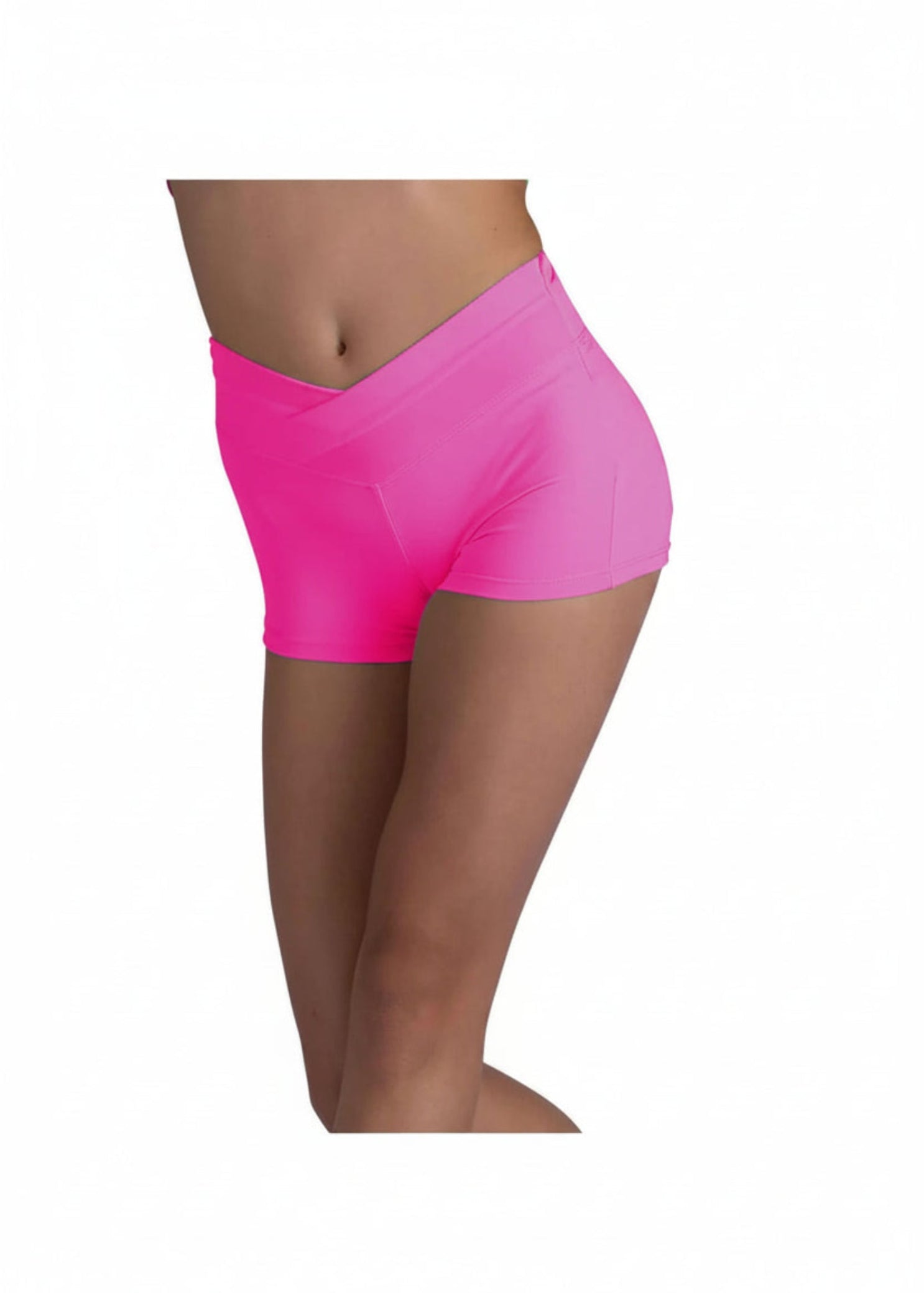 Vanna Short Neon Pink front view