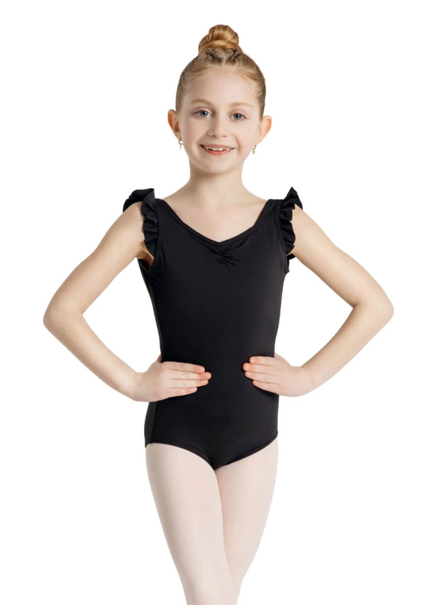 Venus Leotard Black front view
