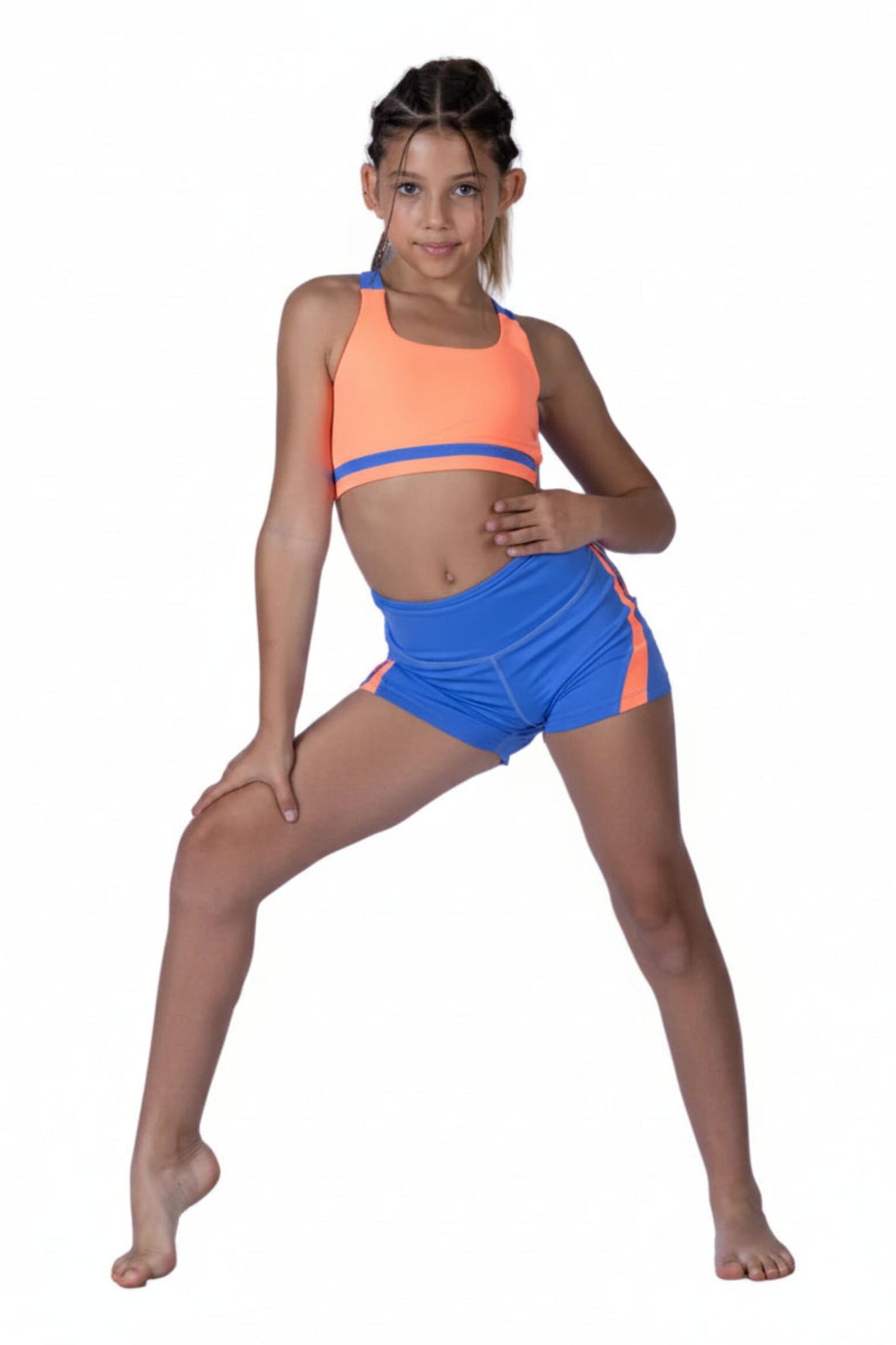 Vibe Short Neon Coral front view
