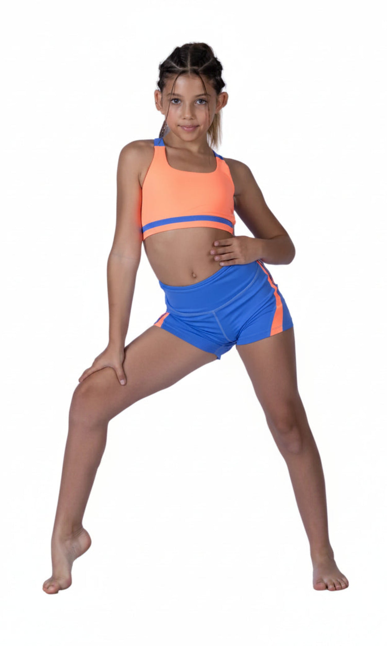 Vibe Short Neon Coral front view