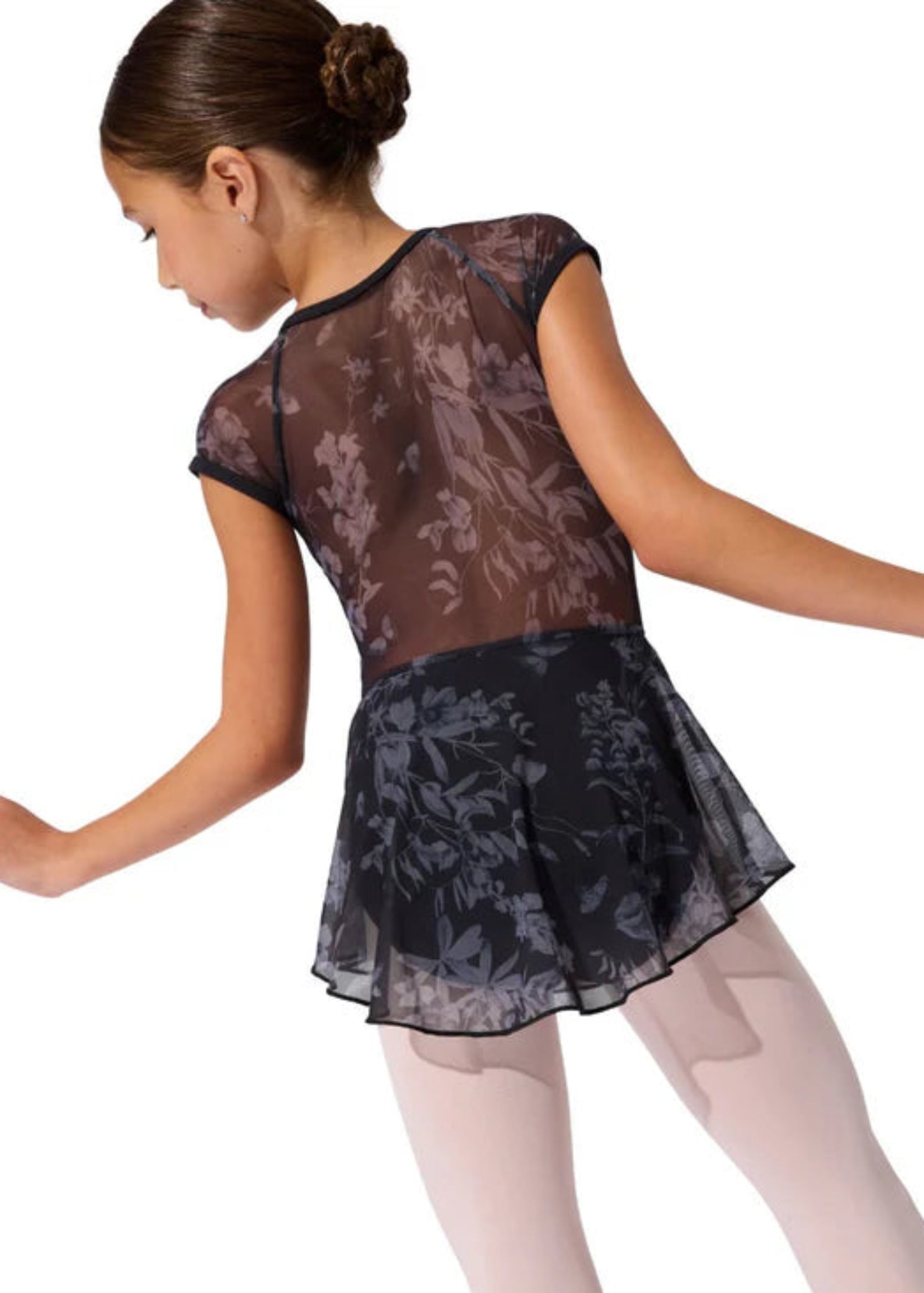 Waterlily Dress Black back view