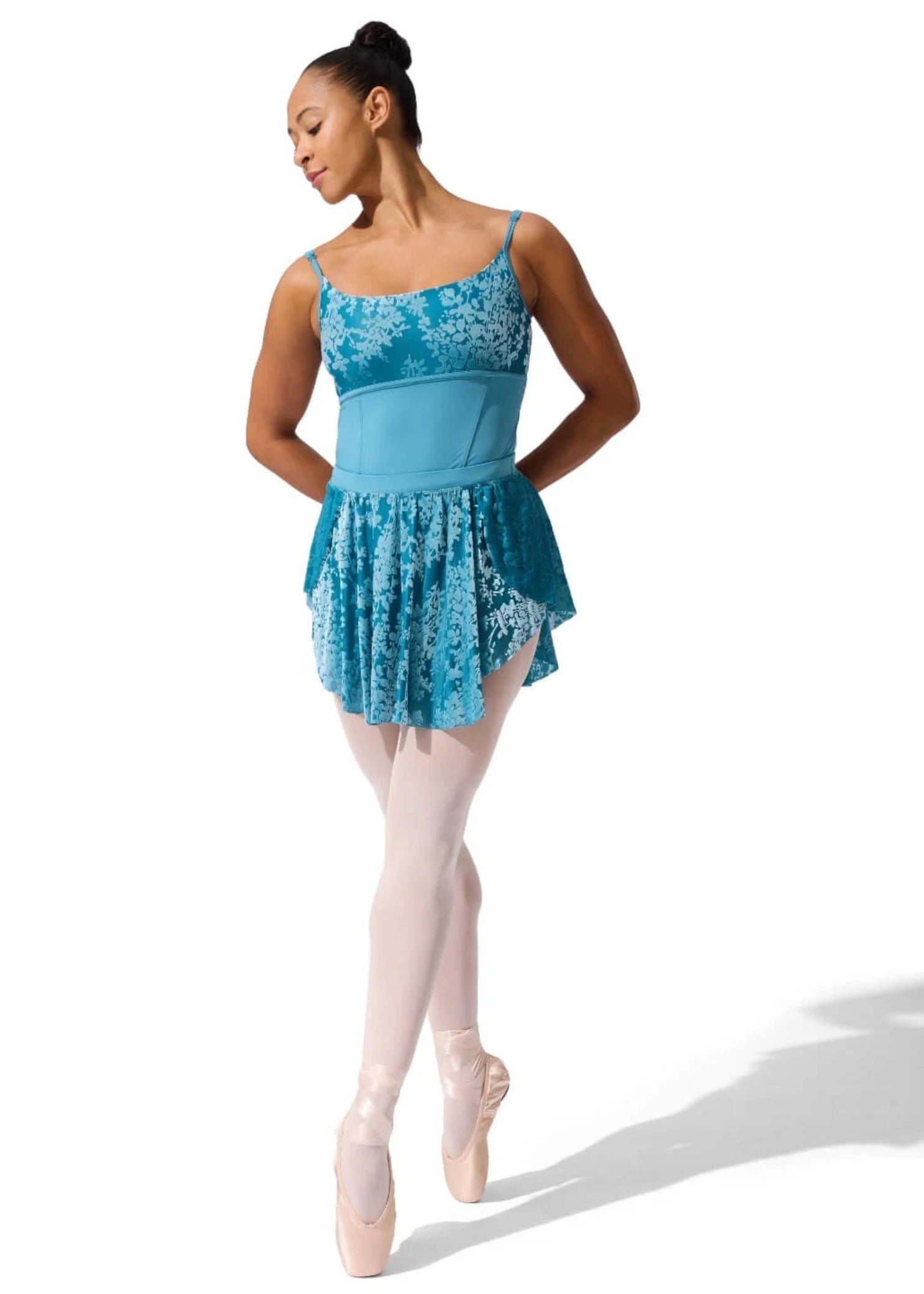 Yves Skirt Sky Blue front view