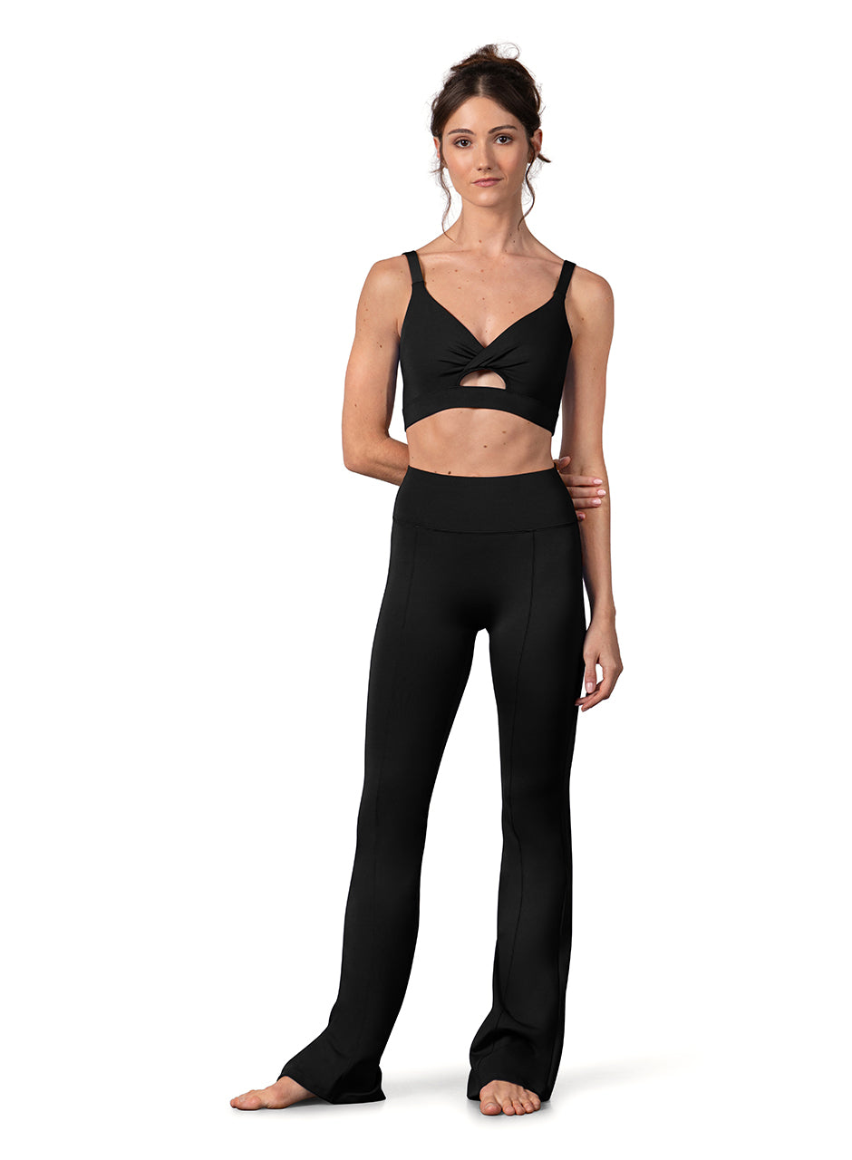 Crop Top Black front view