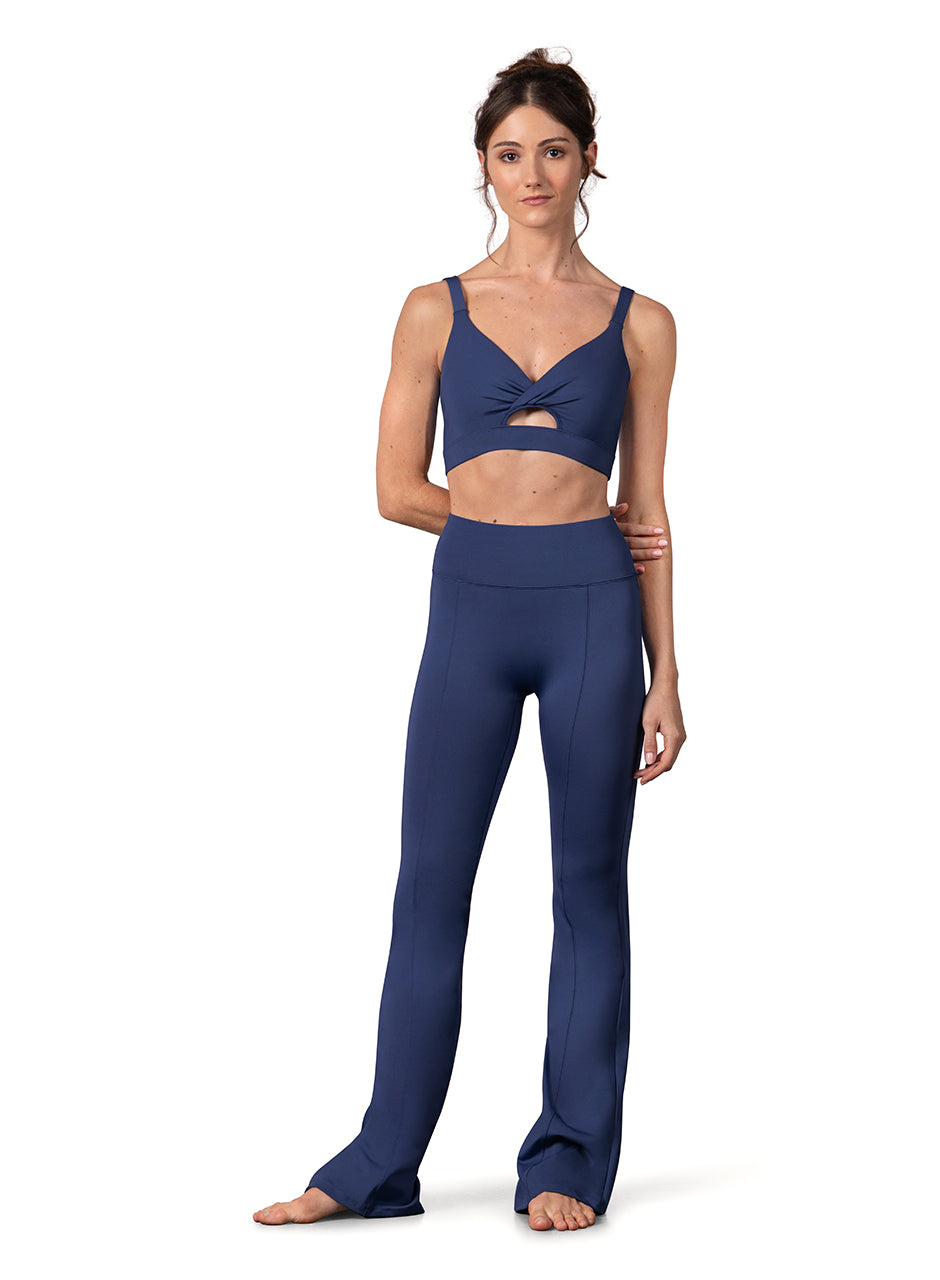 Crop Top Electric Cobalt Blue front view