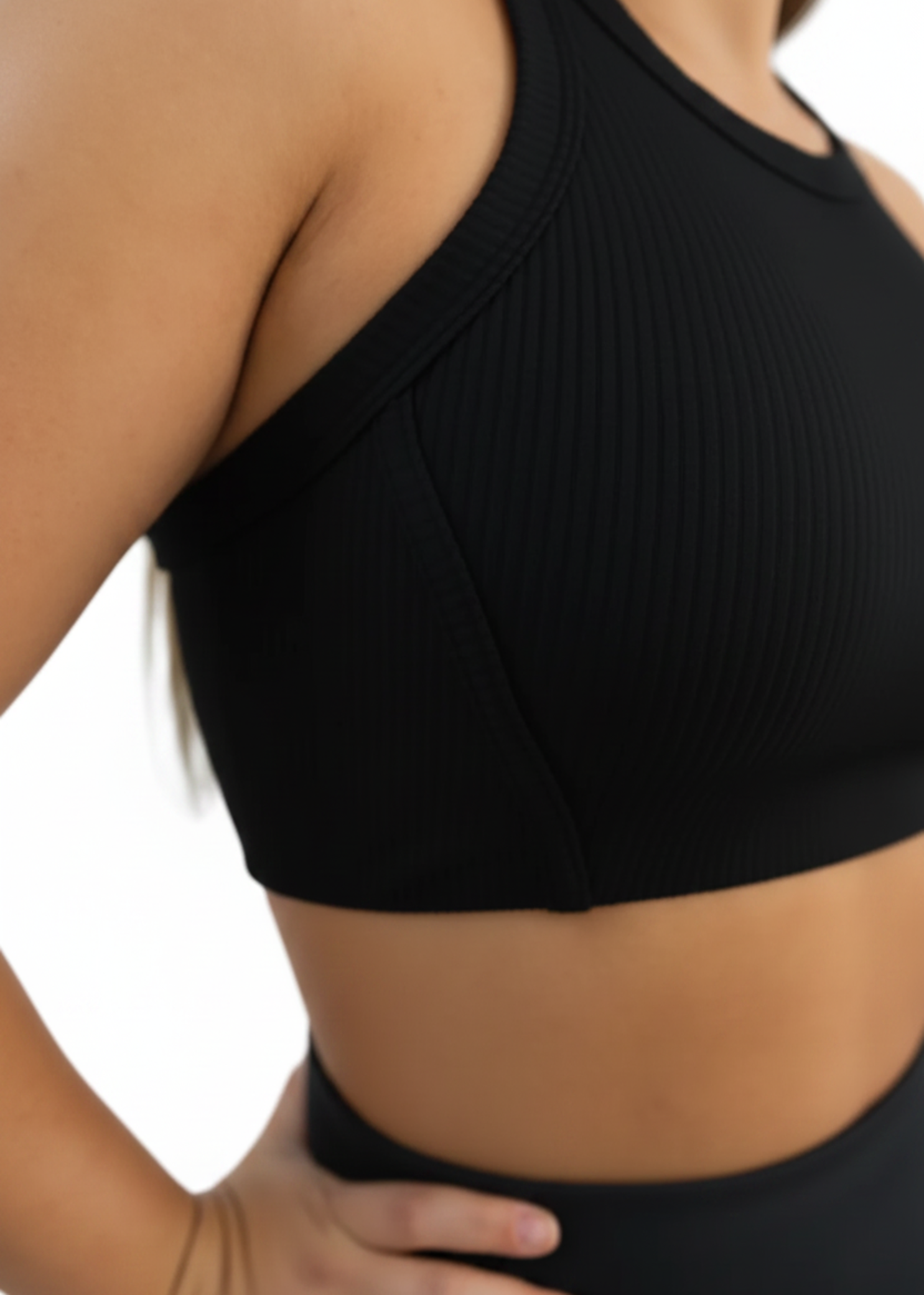 Allison Top Black detail view