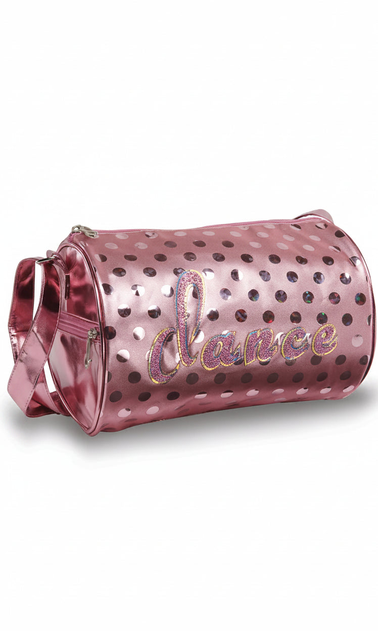 My Dance Dot Duffel Pink front view