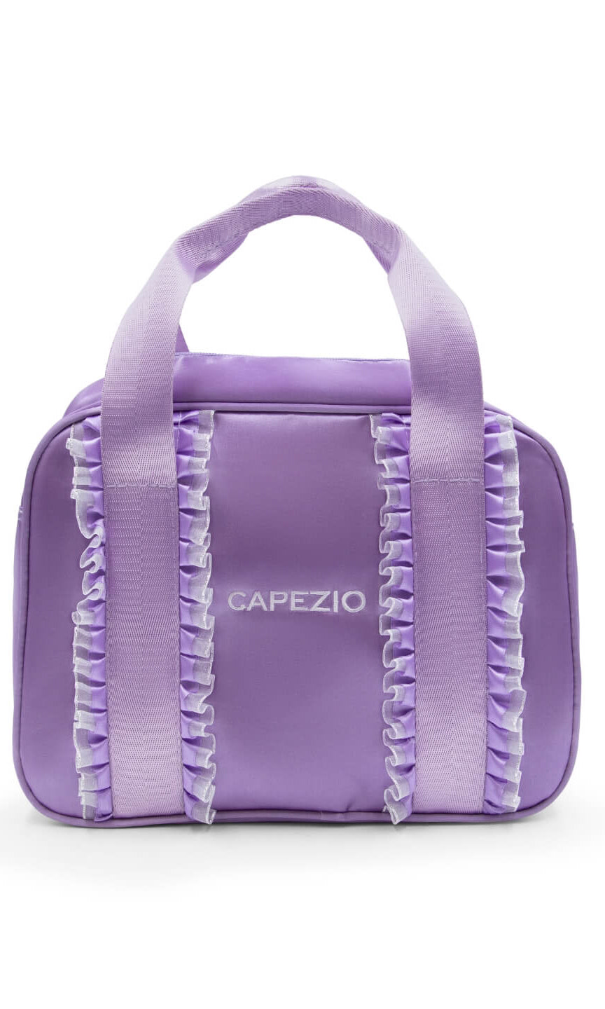 Eloise Ruffle Bag – B324 lavender front view