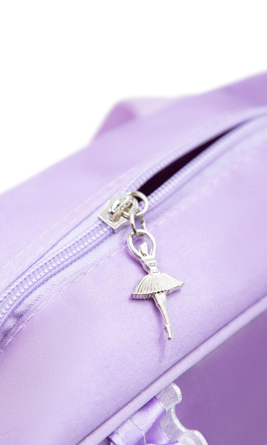 Eloise Ruffle Bag – B324 lavender detail