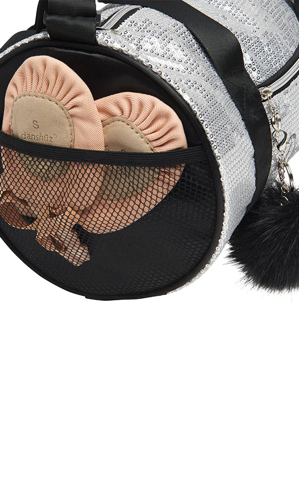 Sequin Duffel – B452 side view