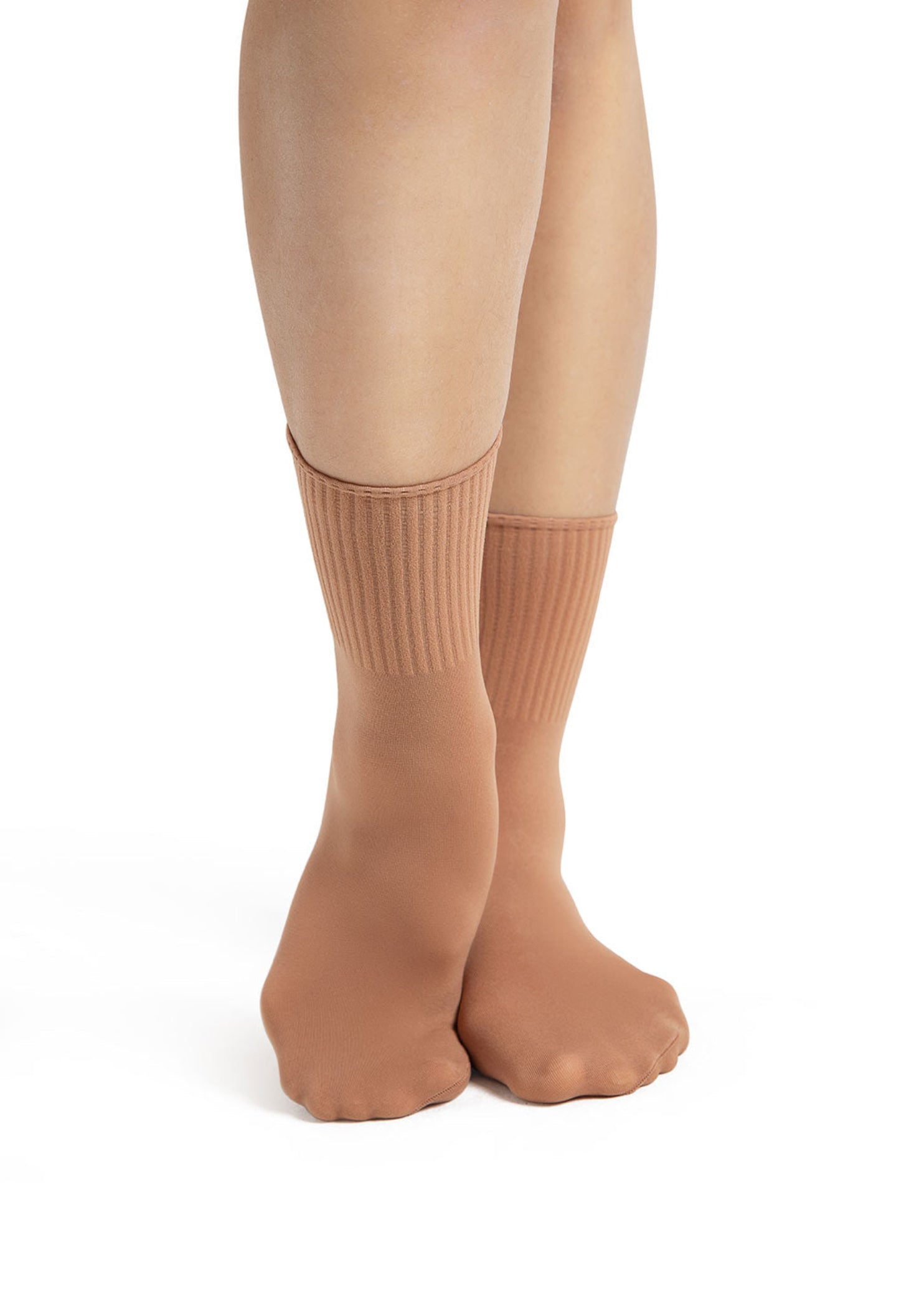 Ribbed Sock Suntan lifestyle view
