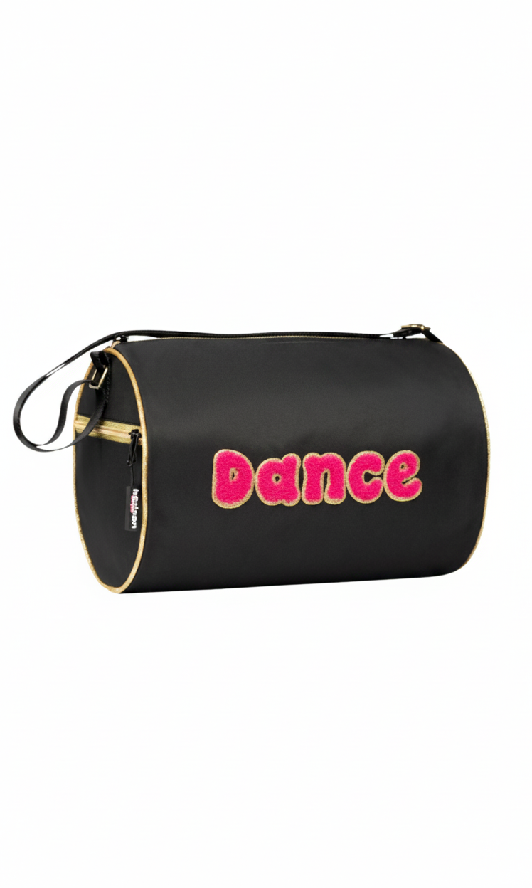 Bubbles Duffel Black front view