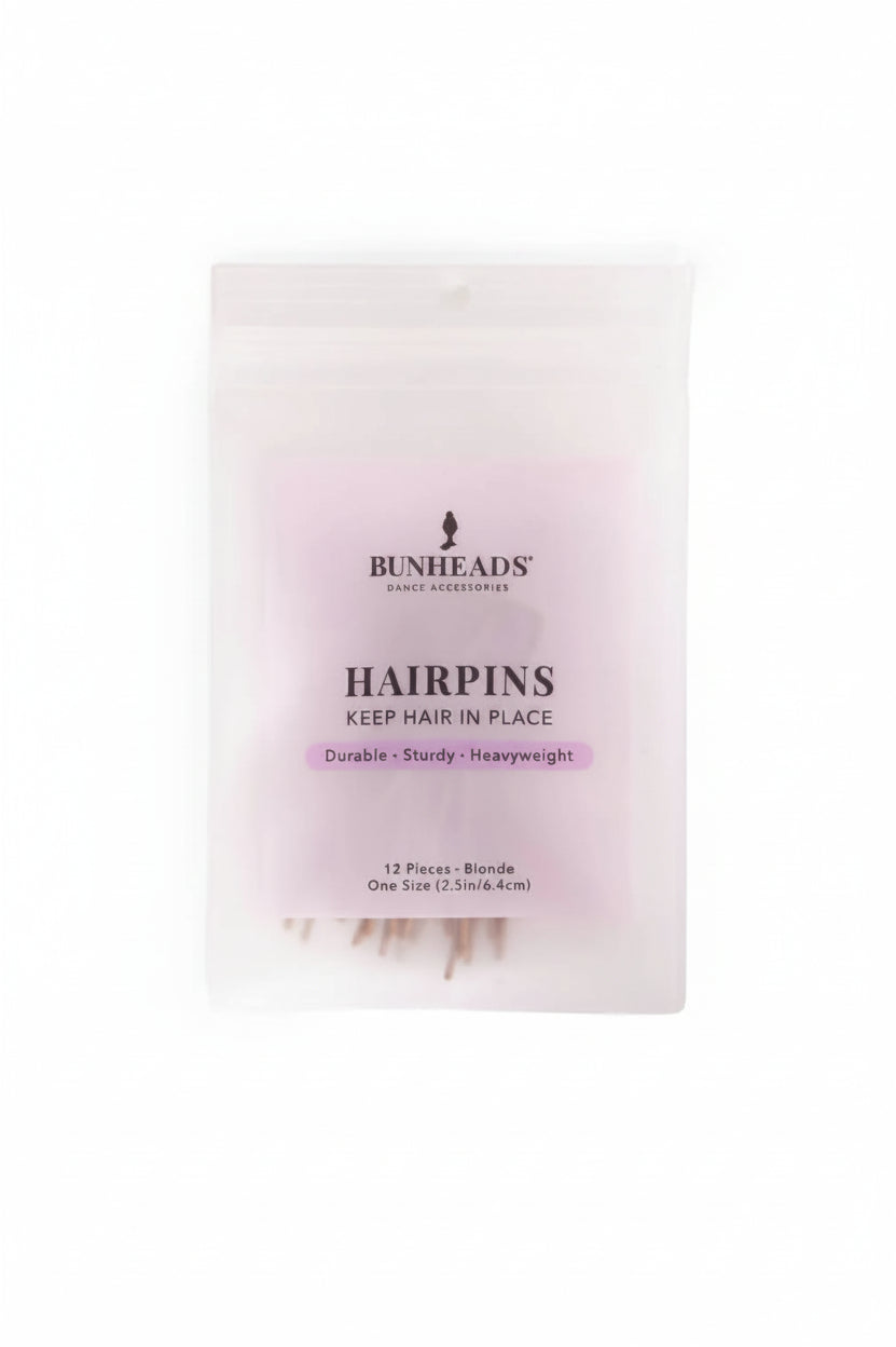 2.5" Hair Pins blonde 12-piece pack