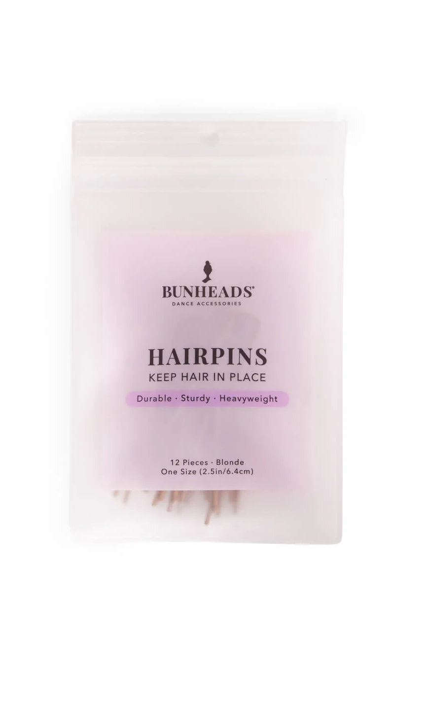 2.5" Hair Pins blonde 12-piece pack