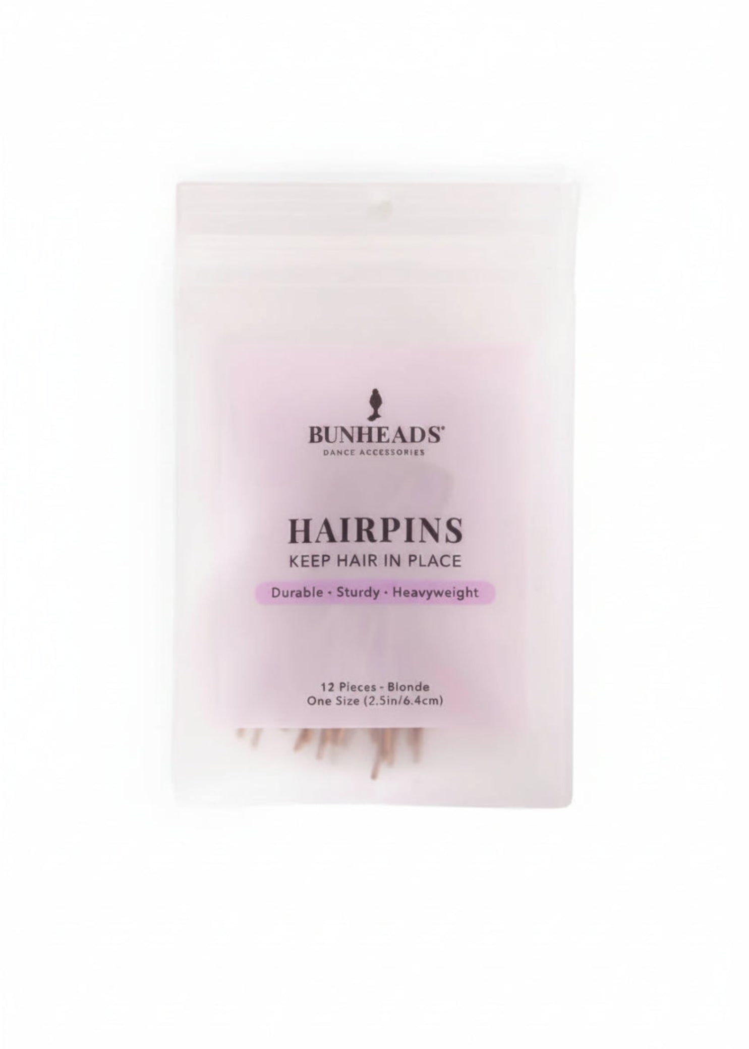 2.5" Hair Pins blonde 12-piece pack