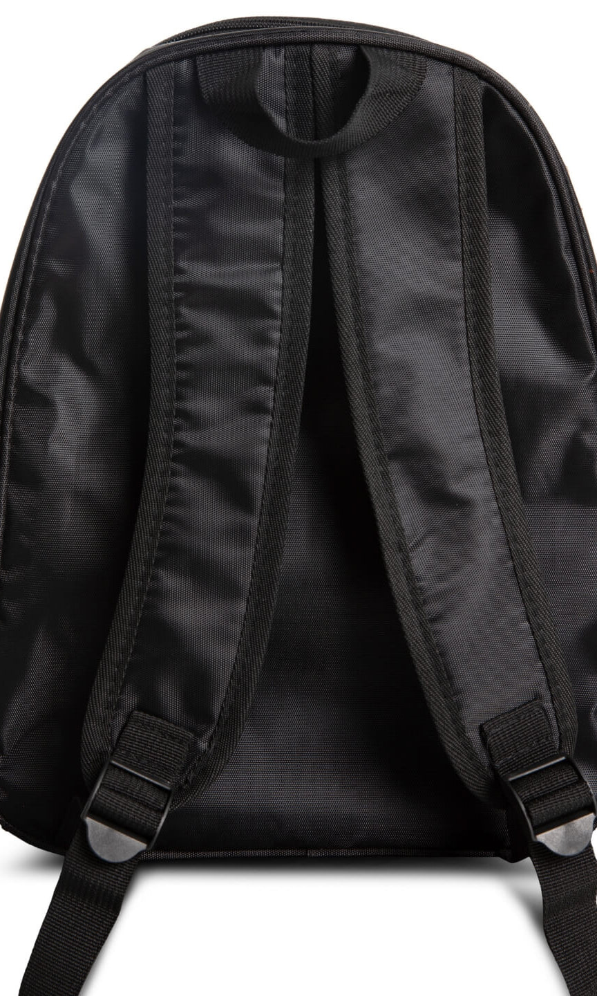Ballet Bow Backpack black back view