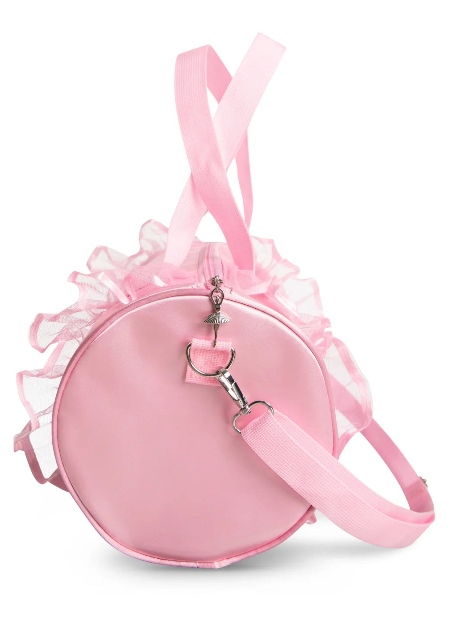 Sequin Ballerina Barrel Bag side view