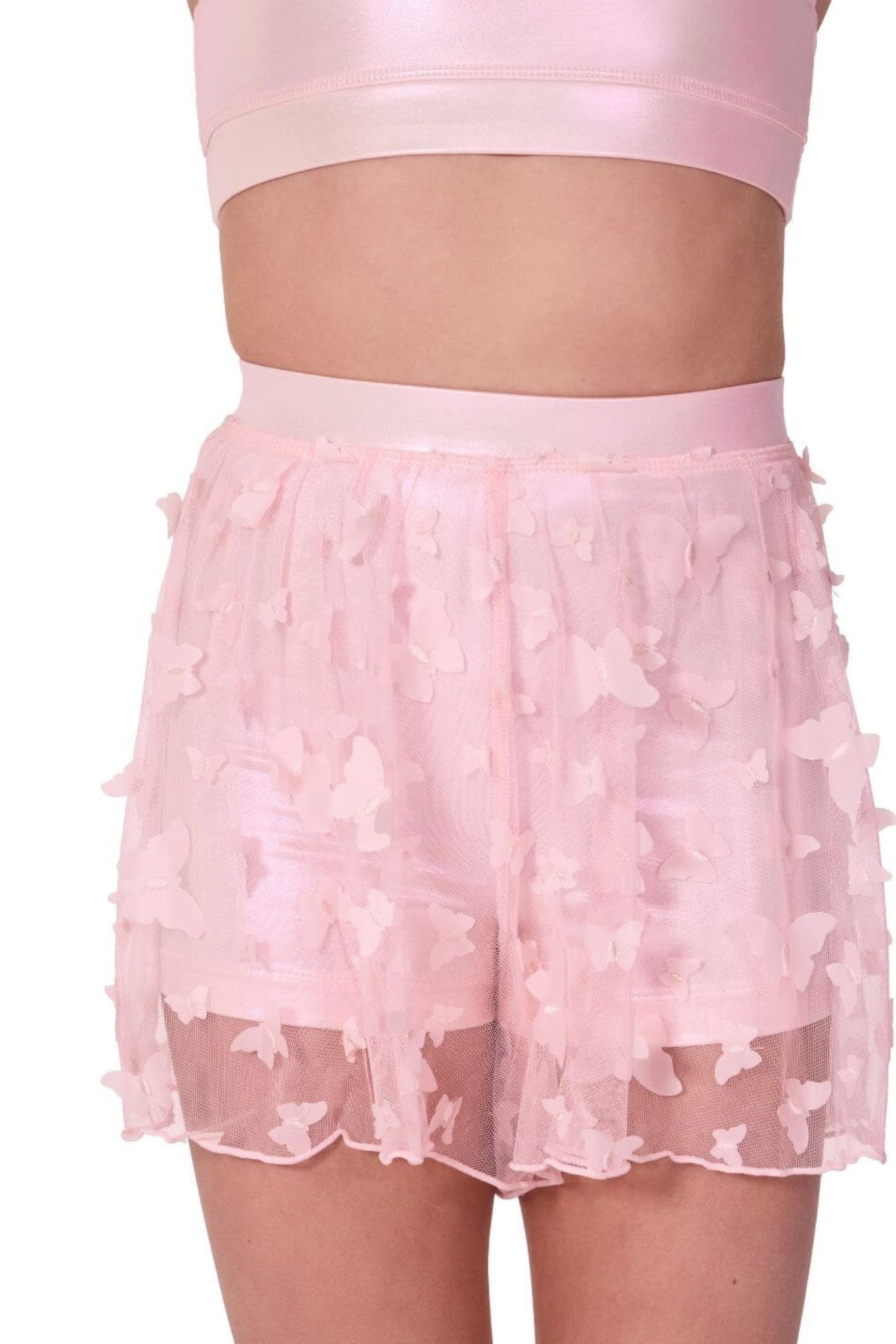 Flutter Flit Skort Pink front view
