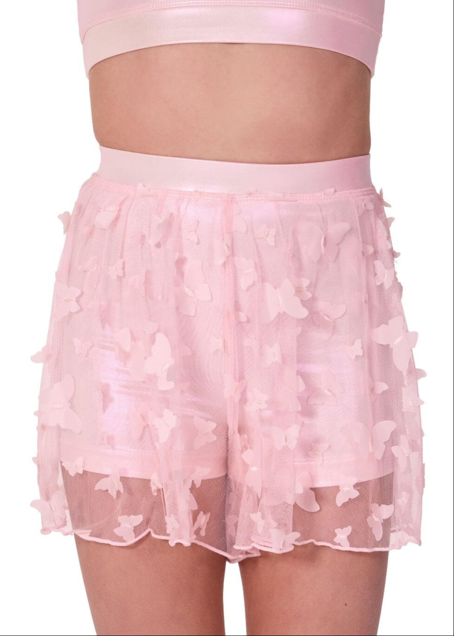 Flutter Flit Skort Pink front view