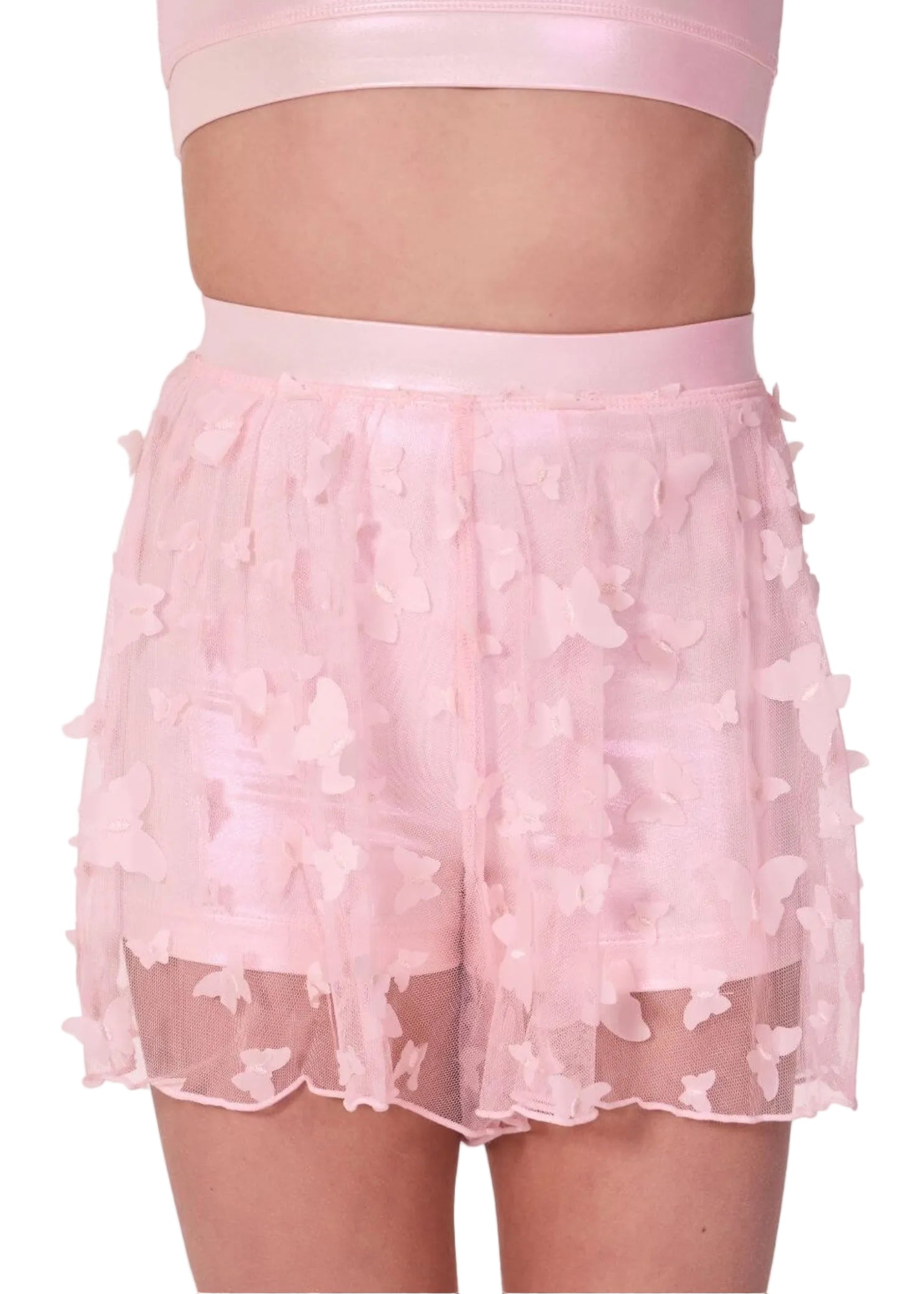 Flutter Flit Skort Pink front view
