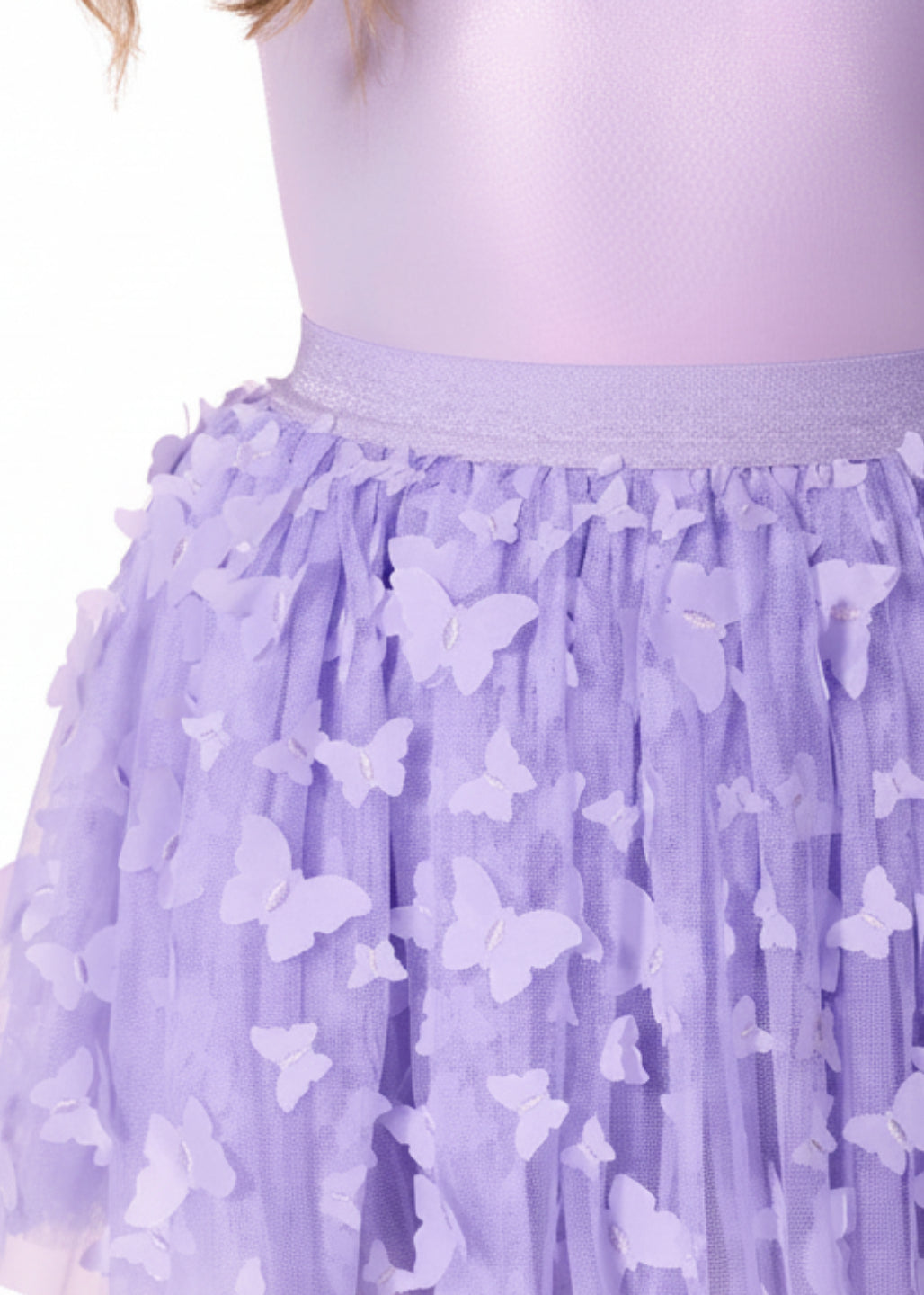 Flutter Float Tutu Lavender front view