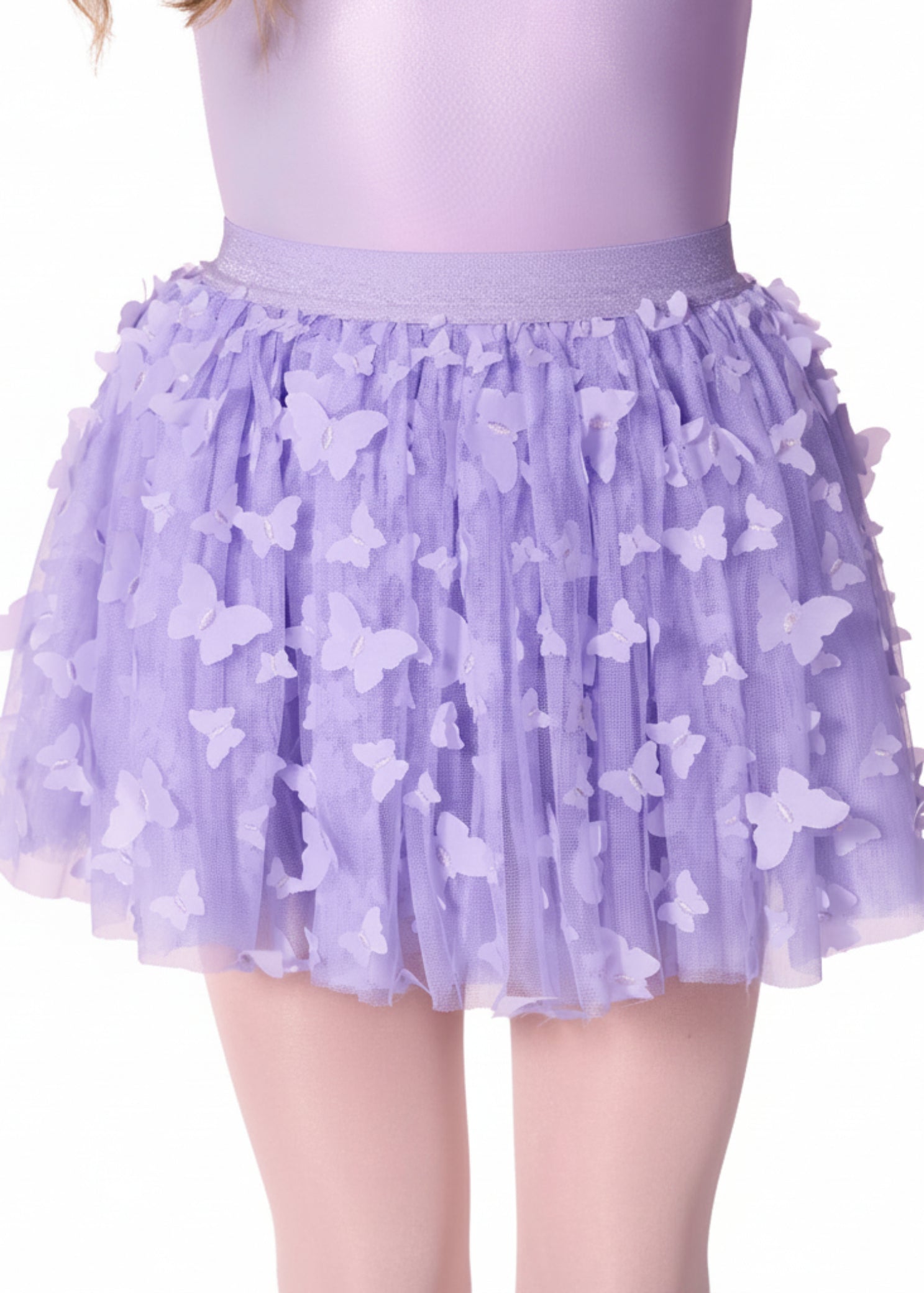 Flutter Float Tutu Lavender front view