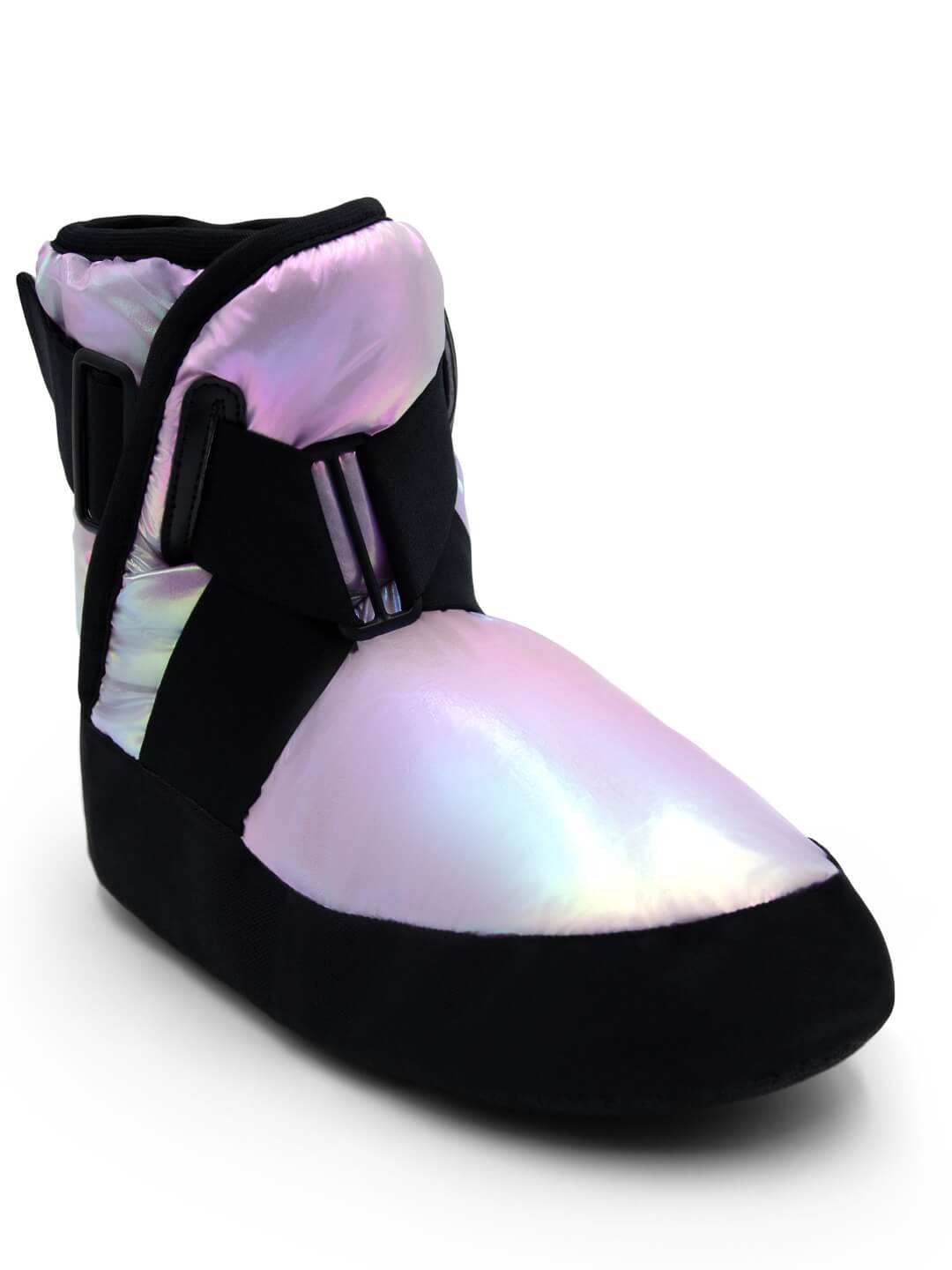 Glam Bootie Metallic Lavender front-side view