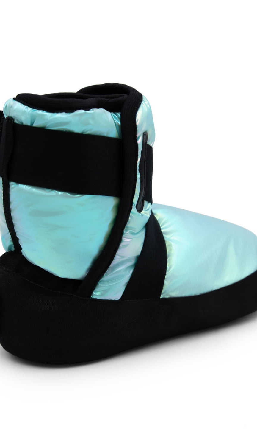 Glam Bootie Metallic Pacific back-side view