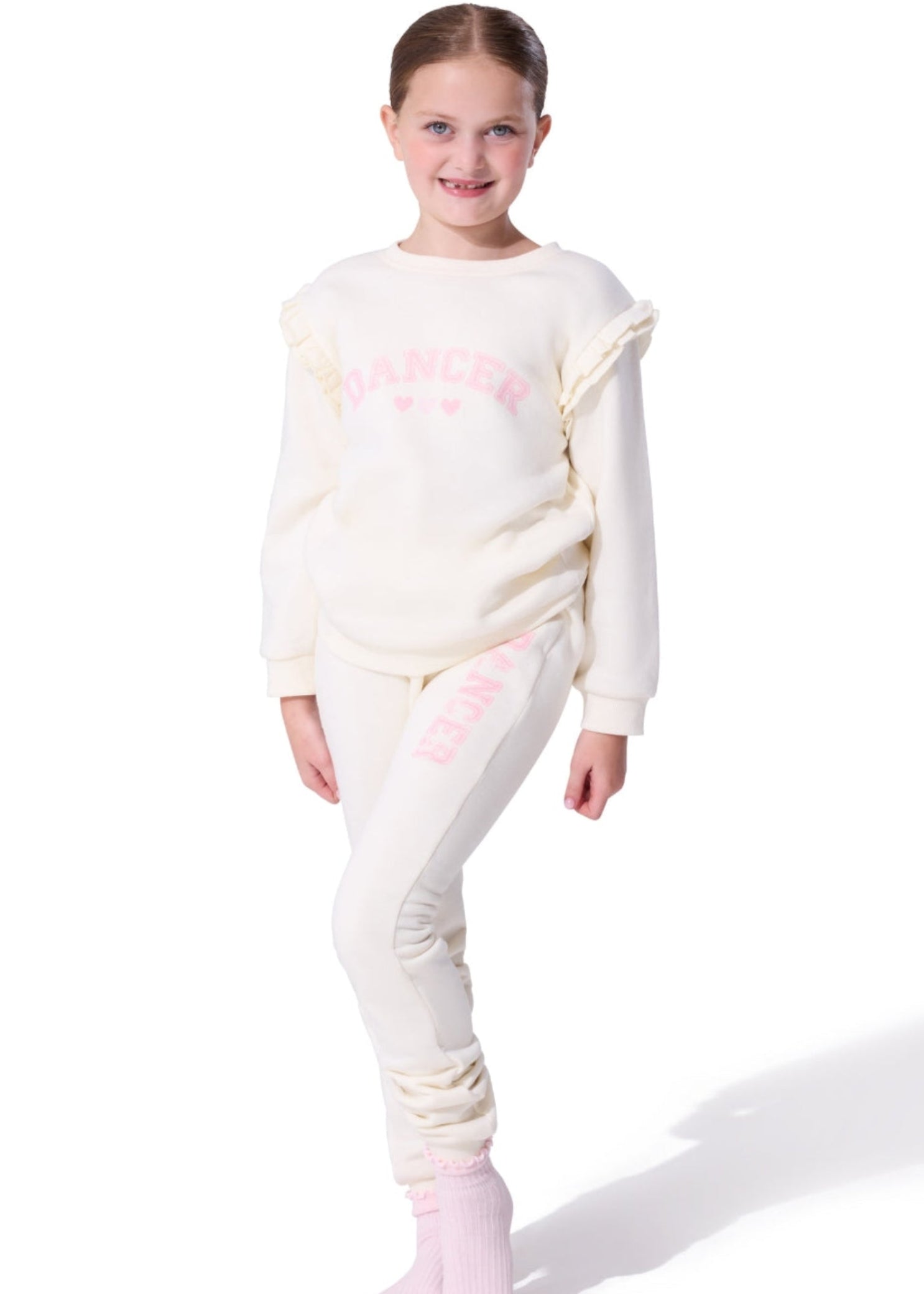 Little Dancer Jogger Aloe Wash front view