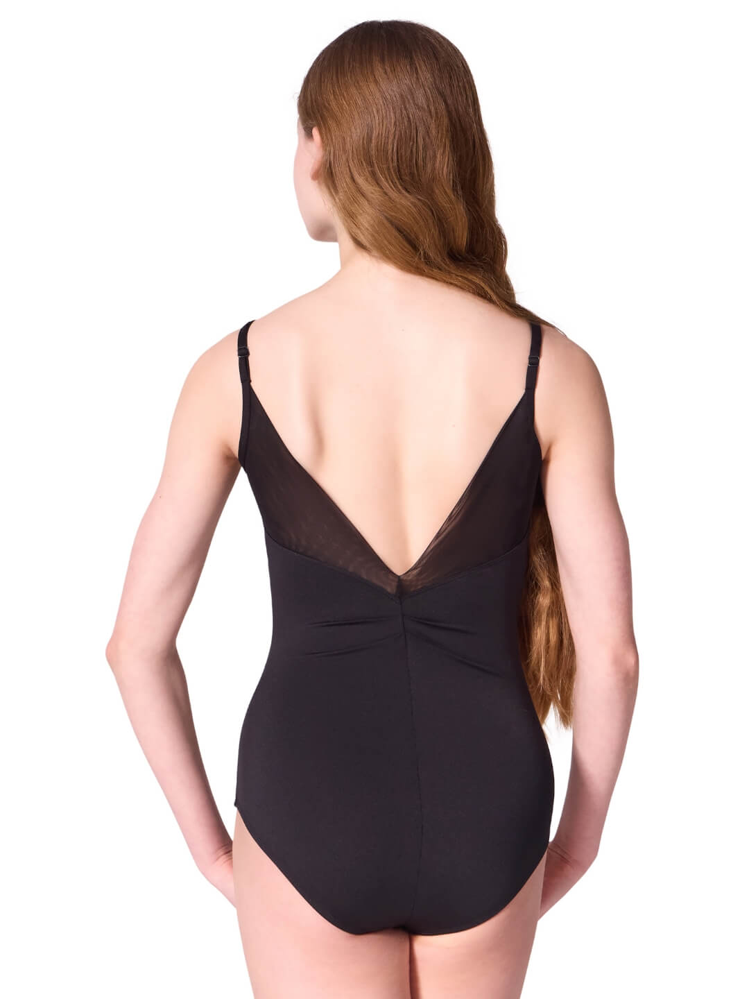 Anemola Cami Leotard Black back view