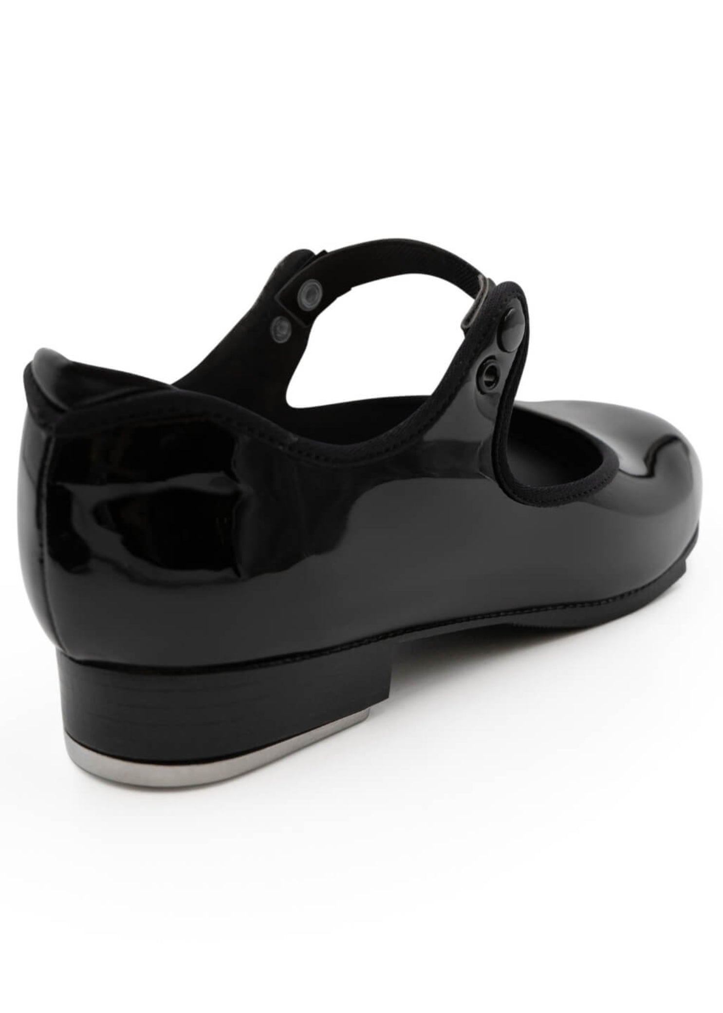 Shuffle Tap for Child Patent Black back view