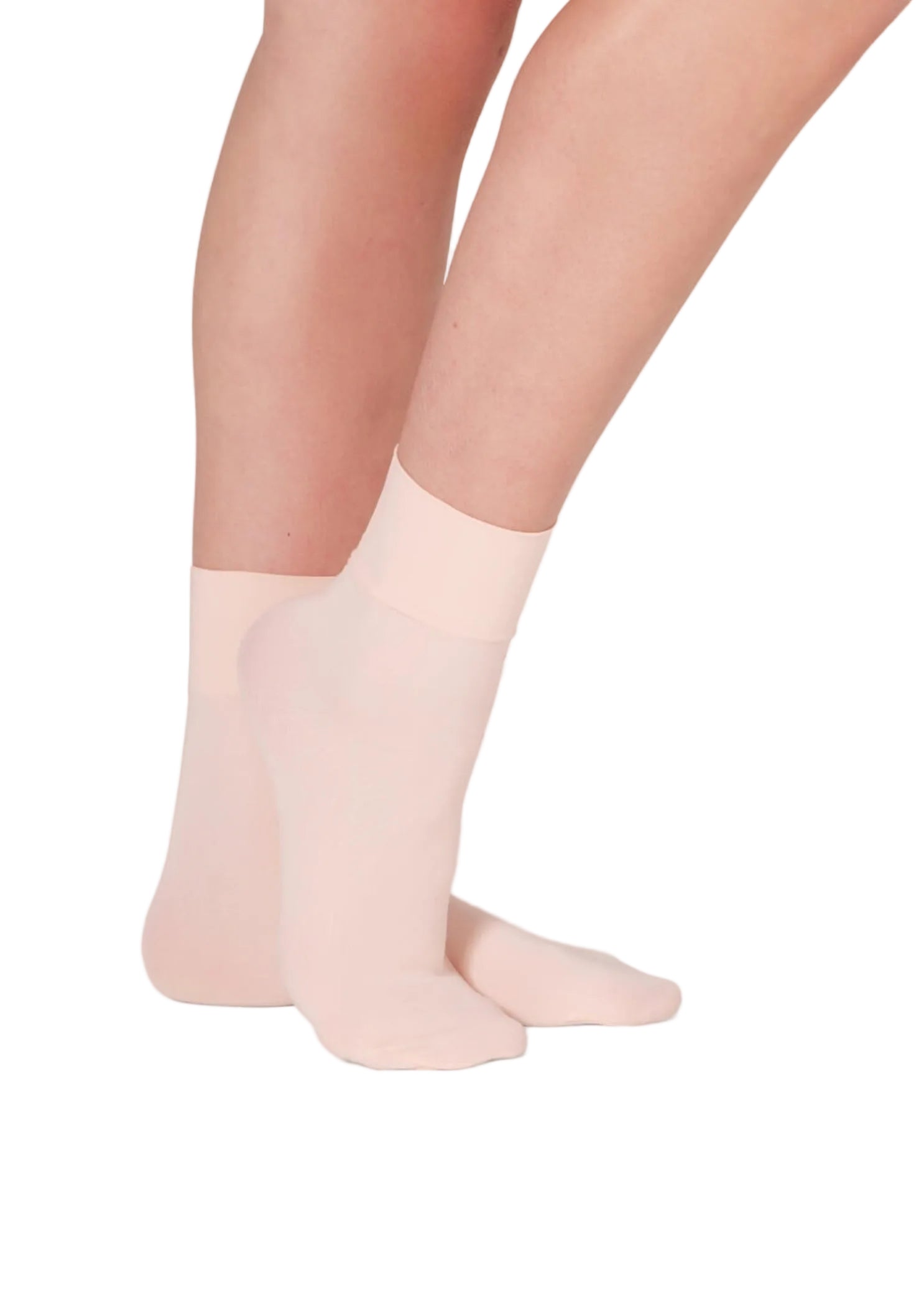 Silky Sock Ballet Pink Side view