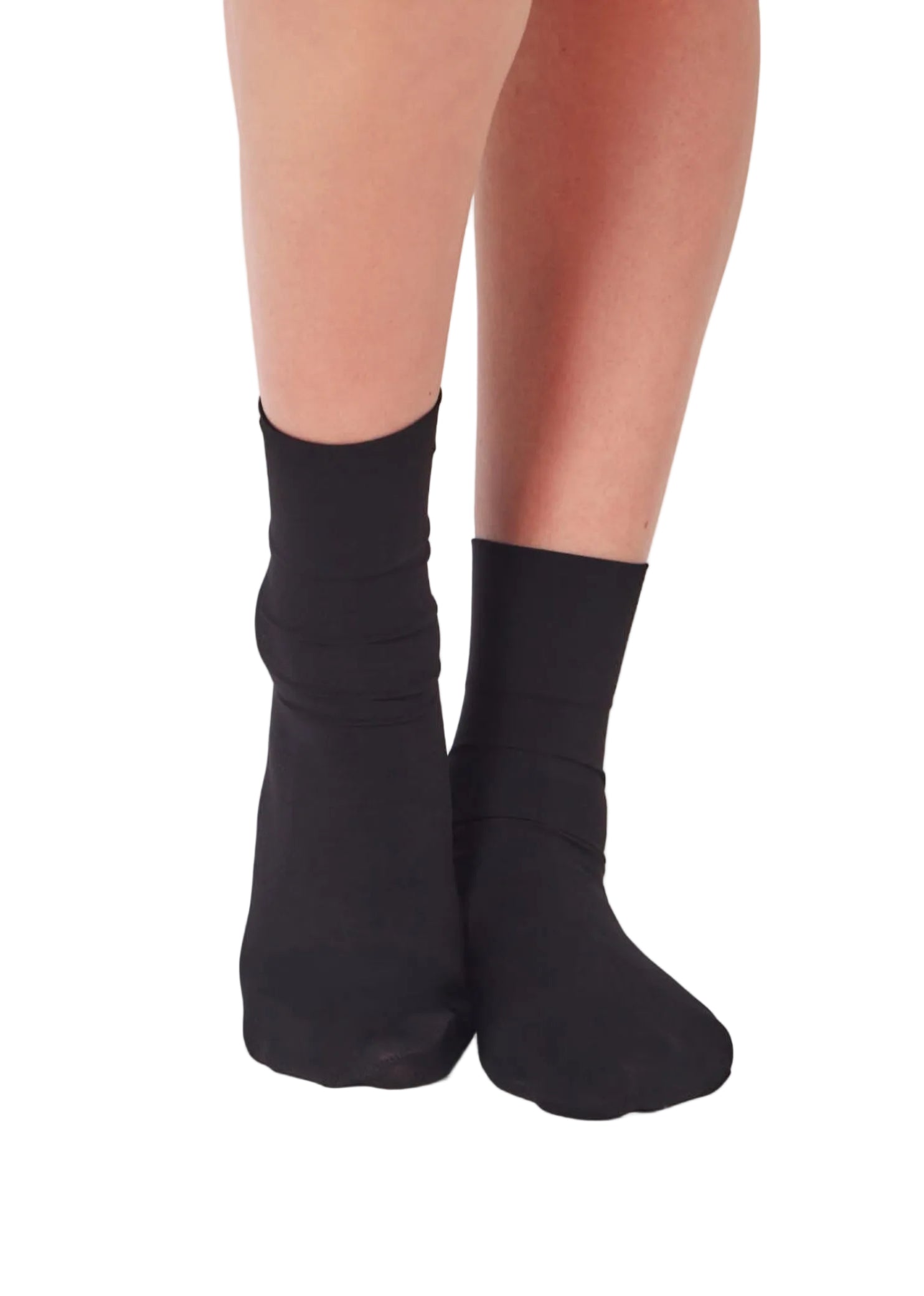 Silky Sock Black front view