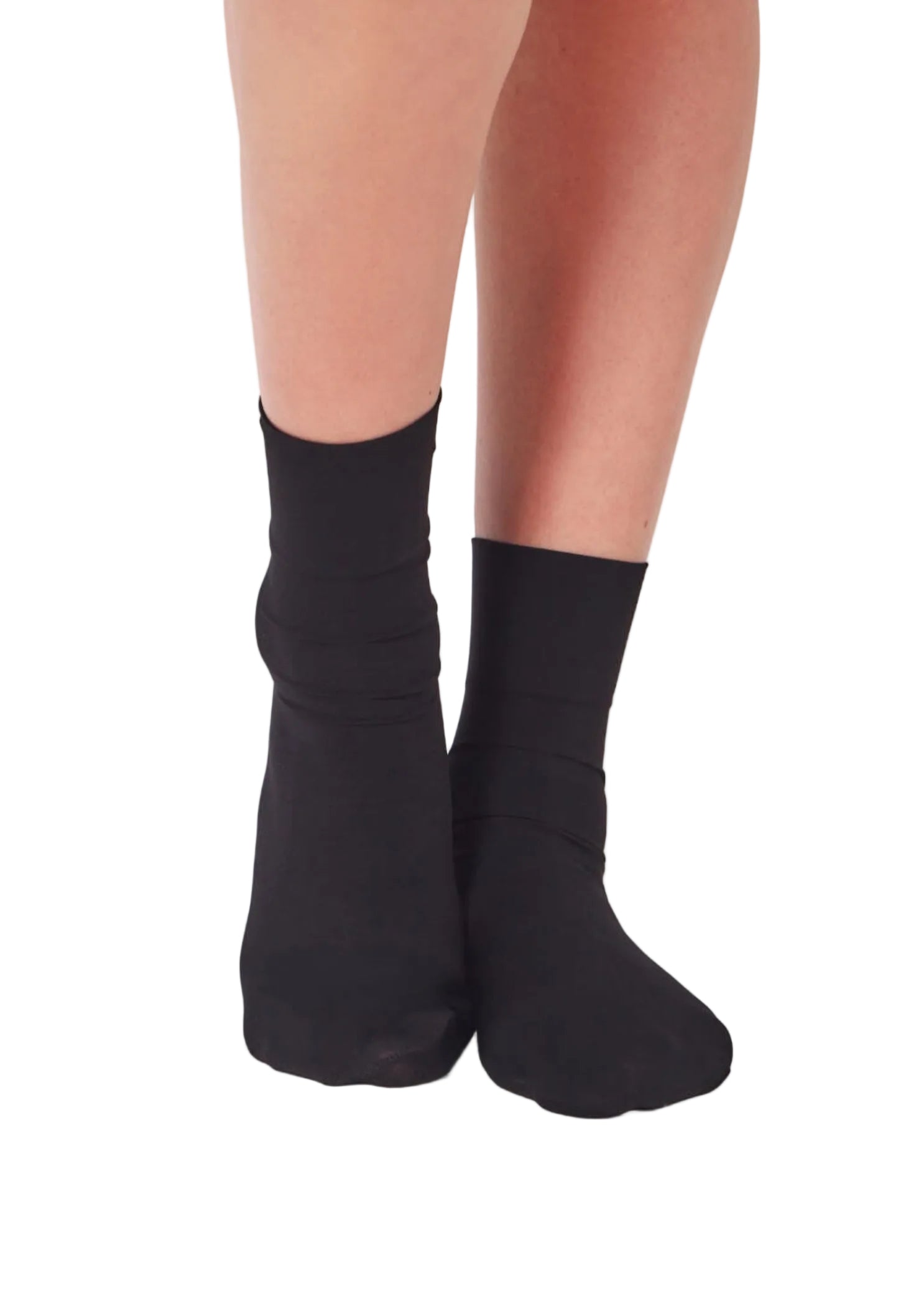 Silky Sock Black front view