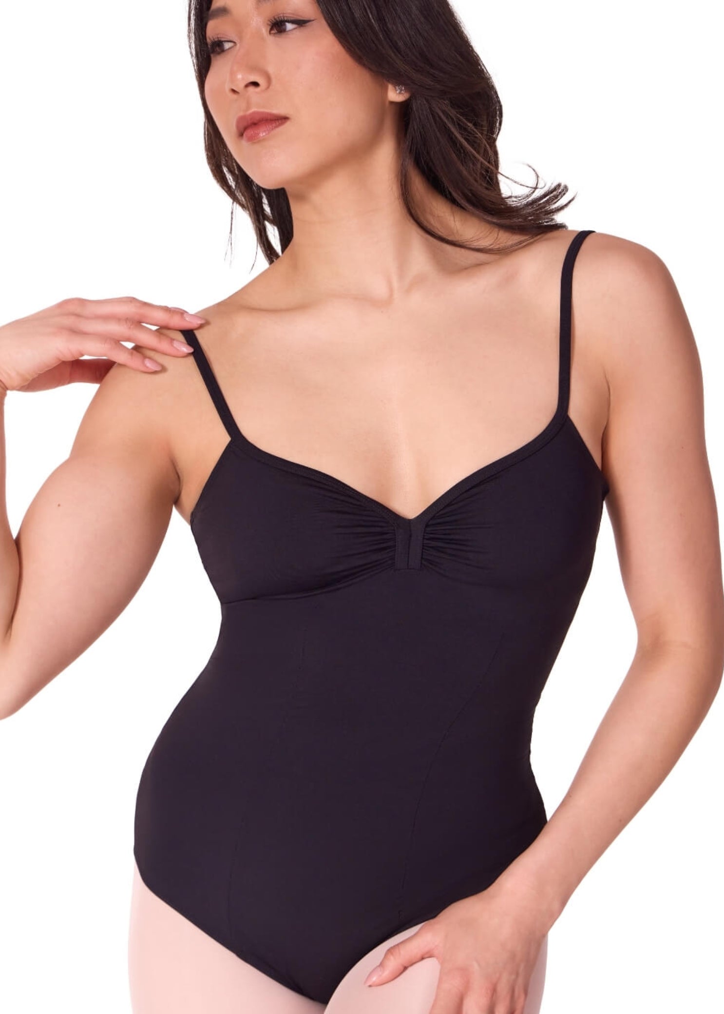 Camisole Leotard Black front view