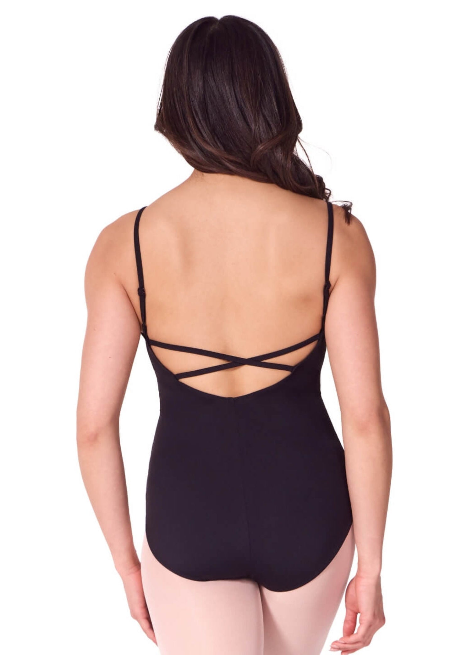 Camisole Leotard Black back view