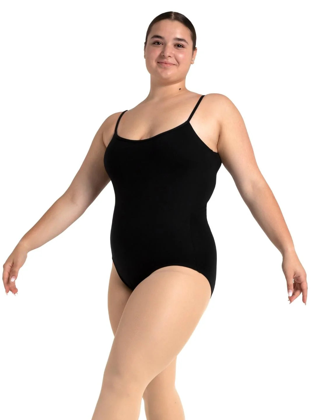 Camisole Leotard Black front view