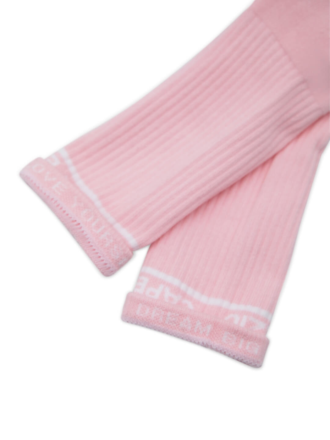 Varsity Crew Sock Ballet Pink detail view