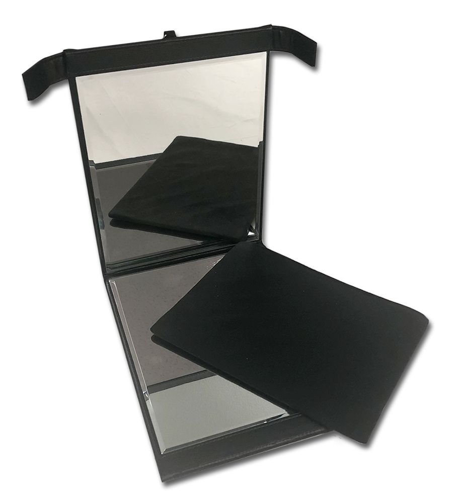 Folding Hanging Mirror for Dream Duffel detail