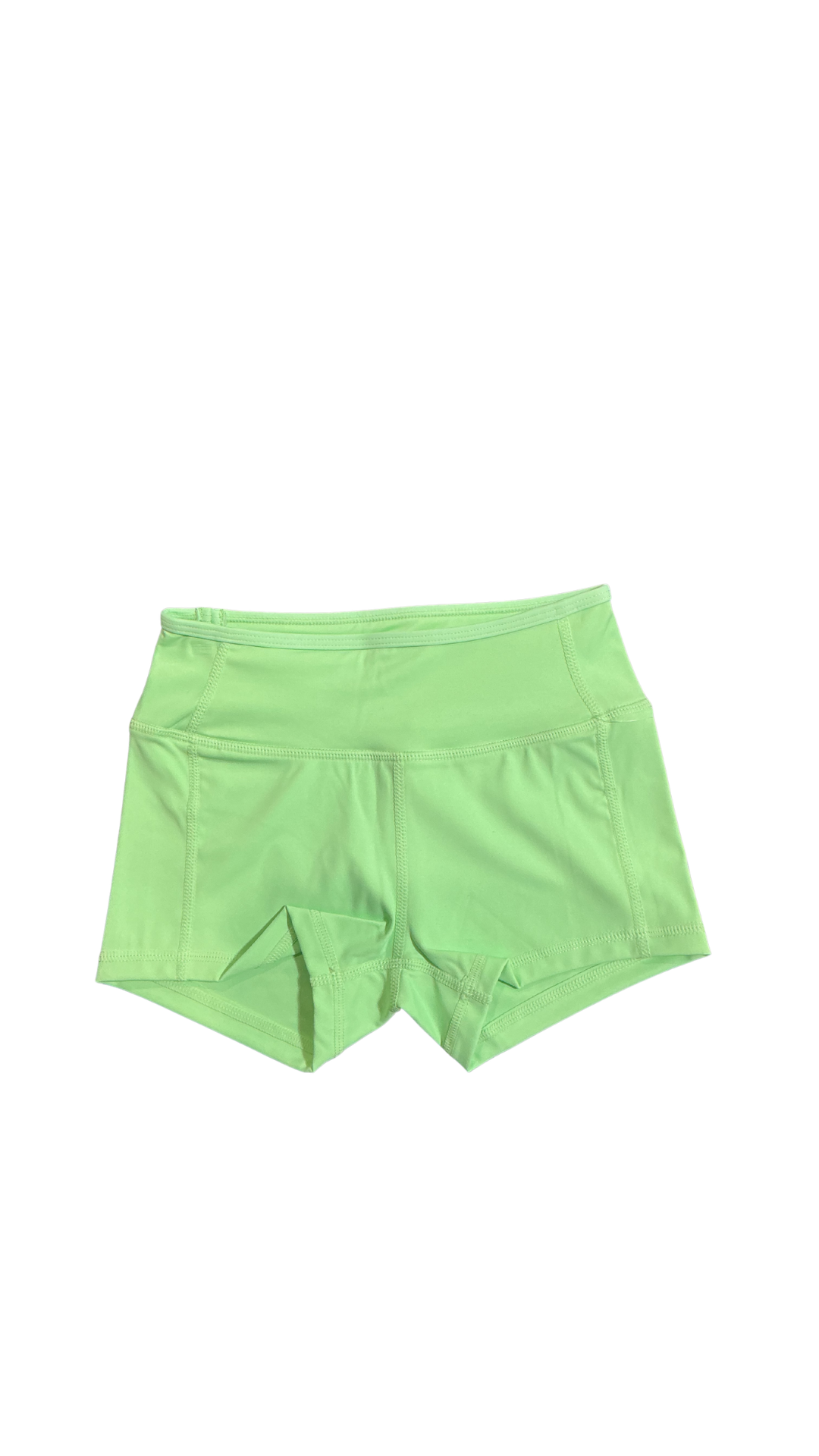 Flame Short Solid Bright Mint front view