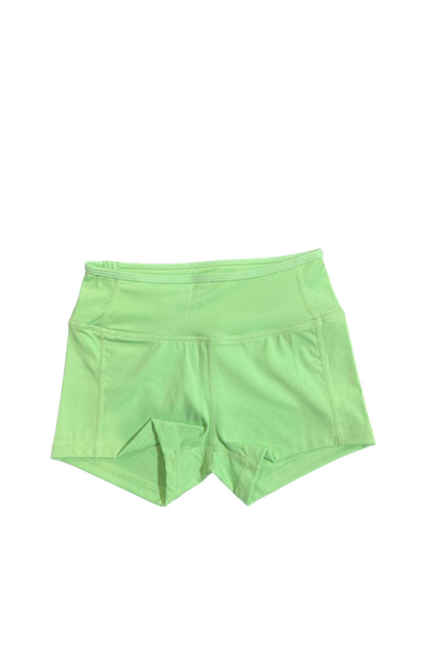 Flame Short Solid Bright Mint front view