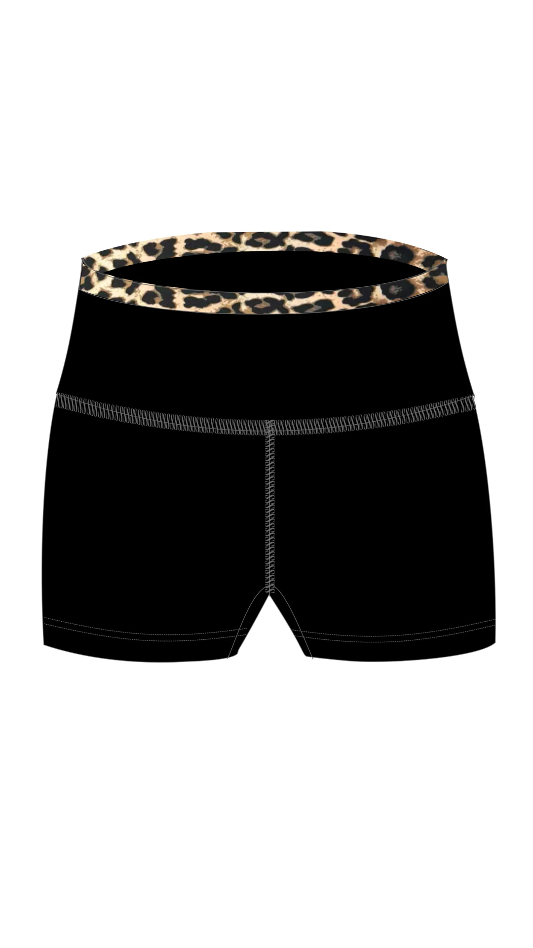 Flame Short Solid Cheetah front view