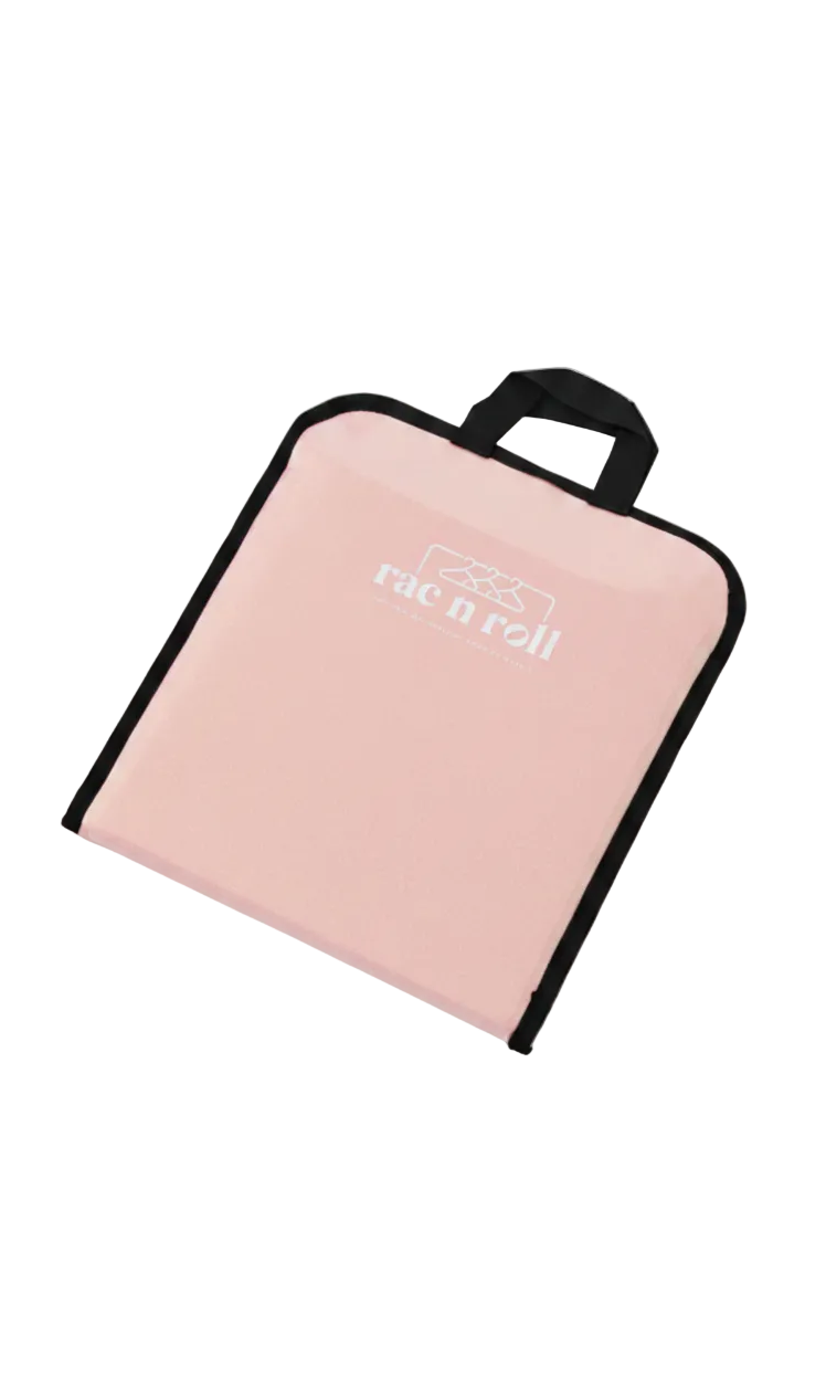 Foldable Mirror Halo Pink folded view