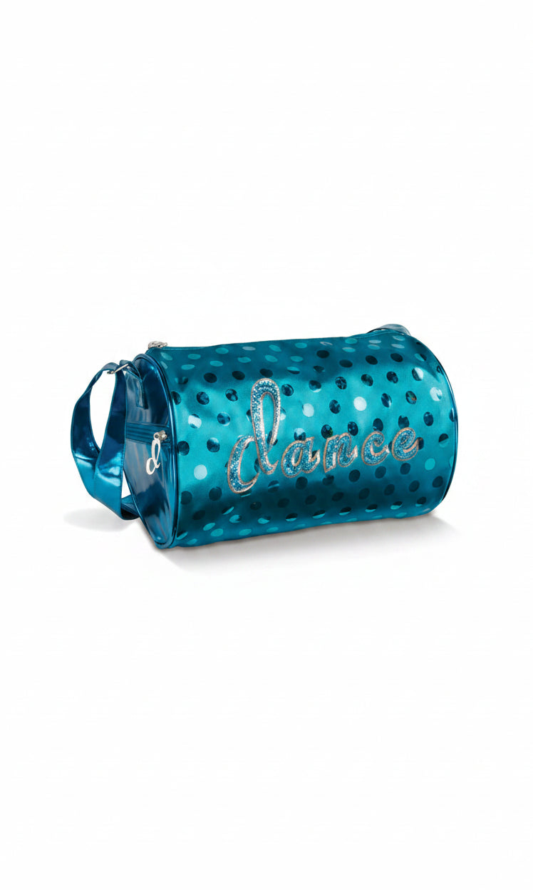 My Dance Dot Duffel – B20517 turquoise front view