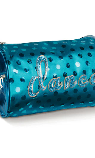 My Dance Dot Duffel – B20517 turquoise front view