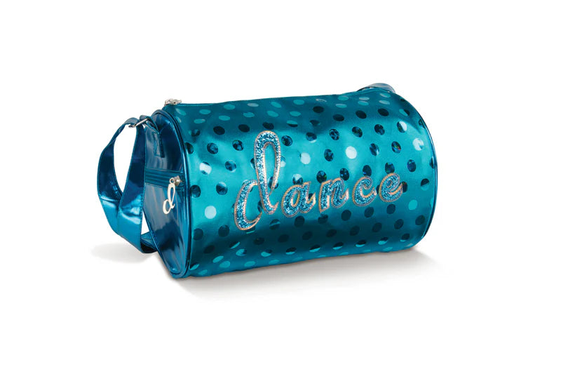 My Dance Dot Duffel – B20517 turquoise front view